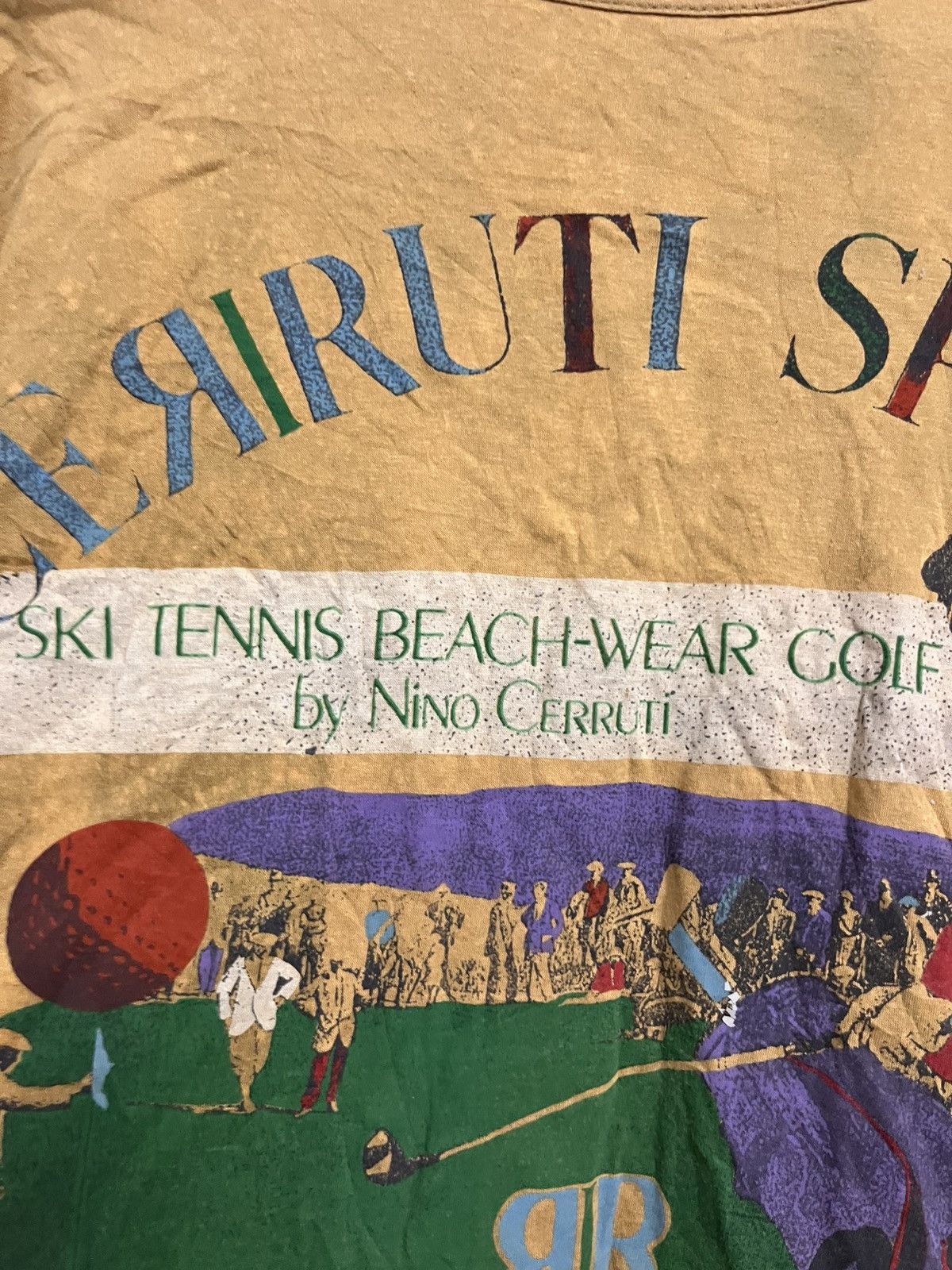 Cerruti 1881 True Vintage Cerutti Sport Made In Italy Tee Size US L / EU 52-54 / 3 - 3 Thumbnail