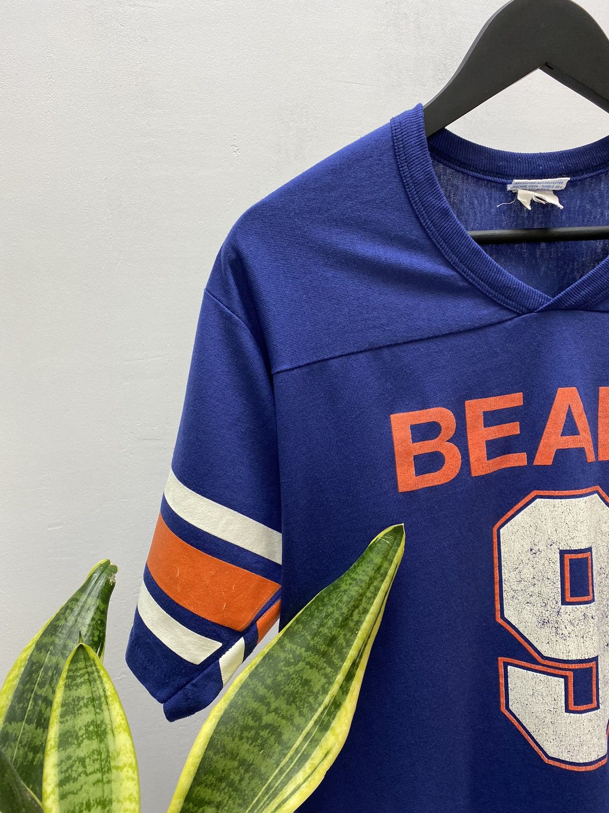 MacGregor × NFL × Vintage Jim Mcmahon Chicago Bears Jersey Navy Vintage Salem 80s Size US L / EU 52-54 / 3 - 6 Thumbnail