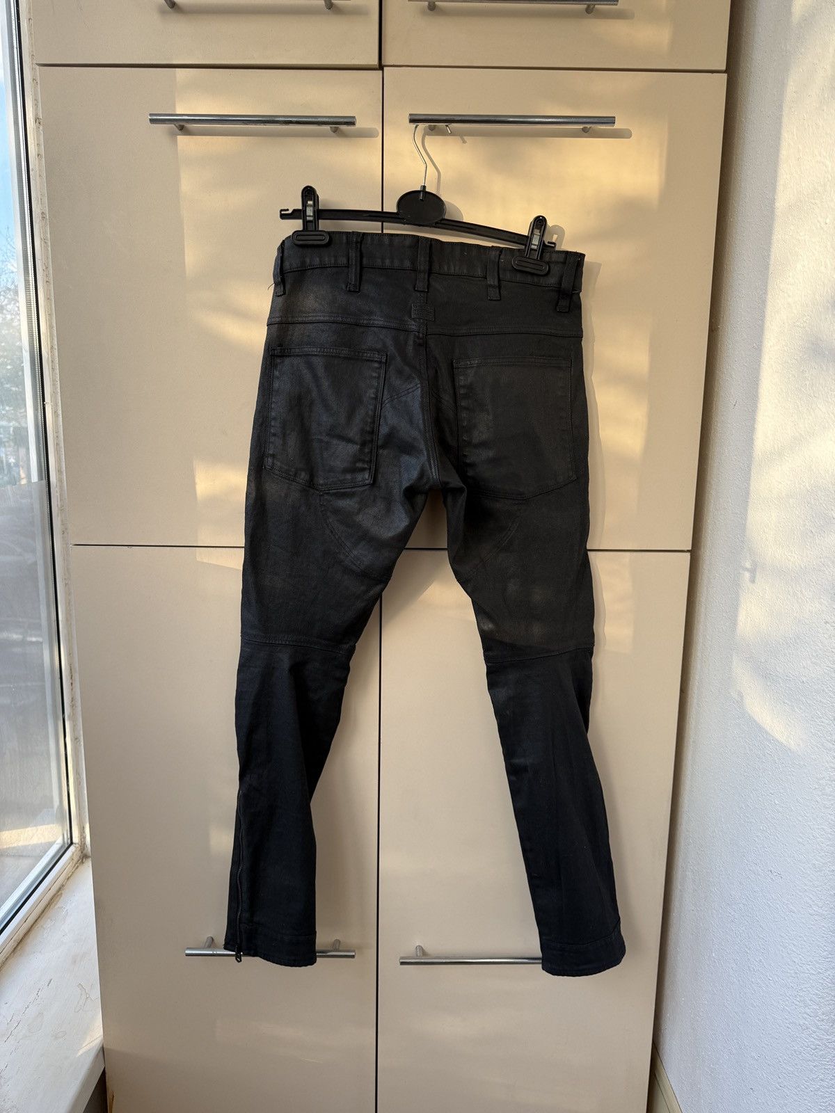 G-Star G Star Raw Denim 5620 Afrojack Zip 3d Super Slim Jeans Biker Size US 31 - 10 Thumbnail