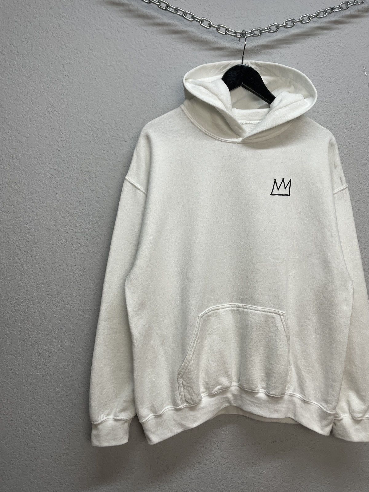 Jean-Michel Basquiat Jean-Michel Basquiat Pullover Hoodie White Sweatshirt Size US L / EU 52-54 / 3 - 7 Thumbnail