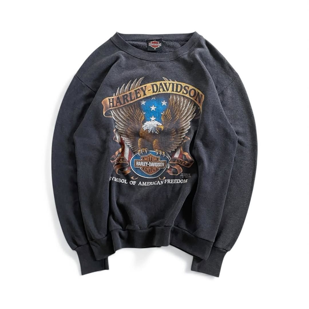 Harley Davidson 1991 Vintage 3D Emblem Harley Davidson Sweatshirt Size US M / EU 48-50 / 2 - 4 Thumbnail