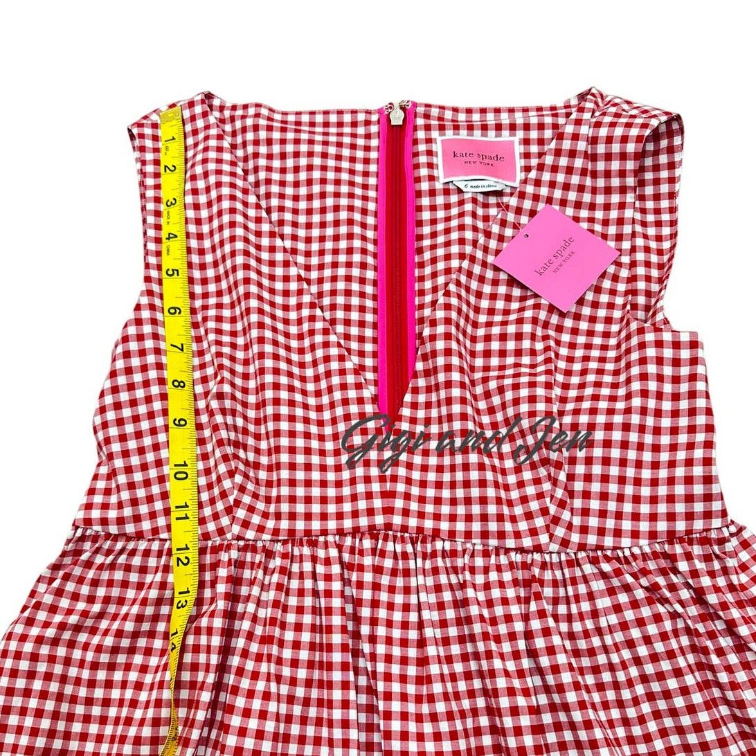 Kate Spade kate spade NY Women’s Mini Gingham Vineyard Dress size 6 Size M / US 6-8 / IT 42-44 - 6 Thumbnail