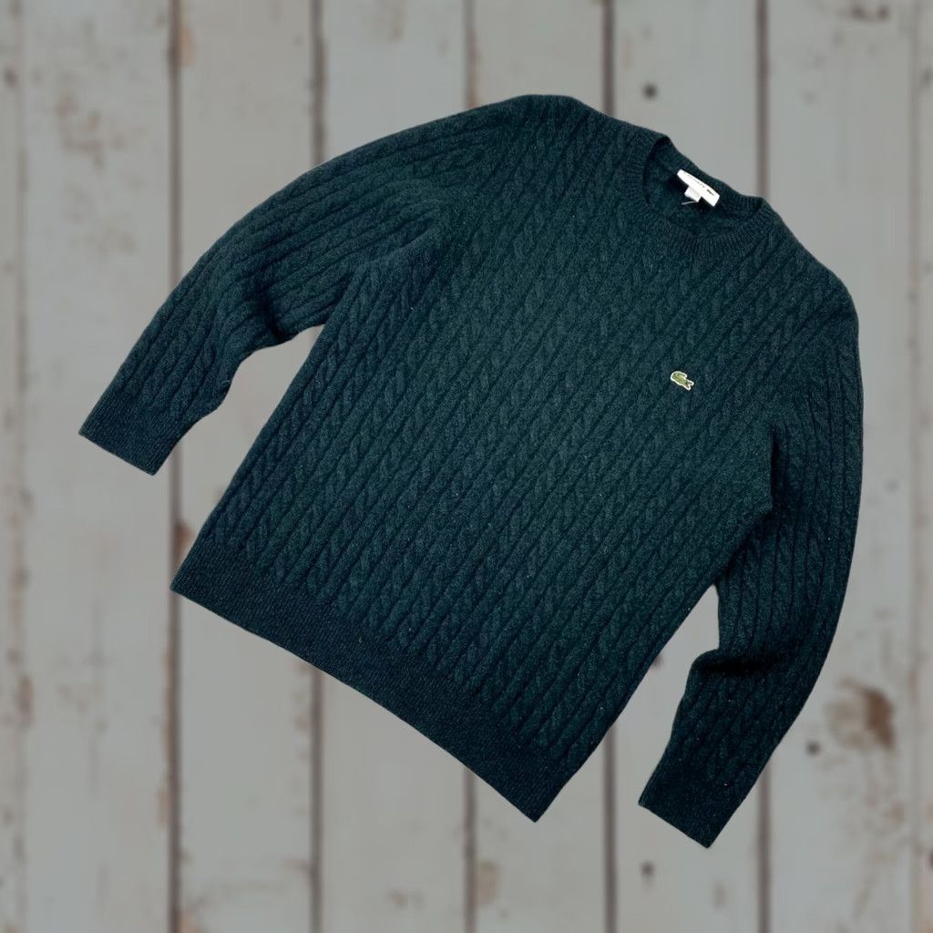 Lacoste Lacoste Wool Sweatshirt Knits Pullover Sweater Men Size S Green Size US S / EU 44-46 / 1 - 1 Thumbnail