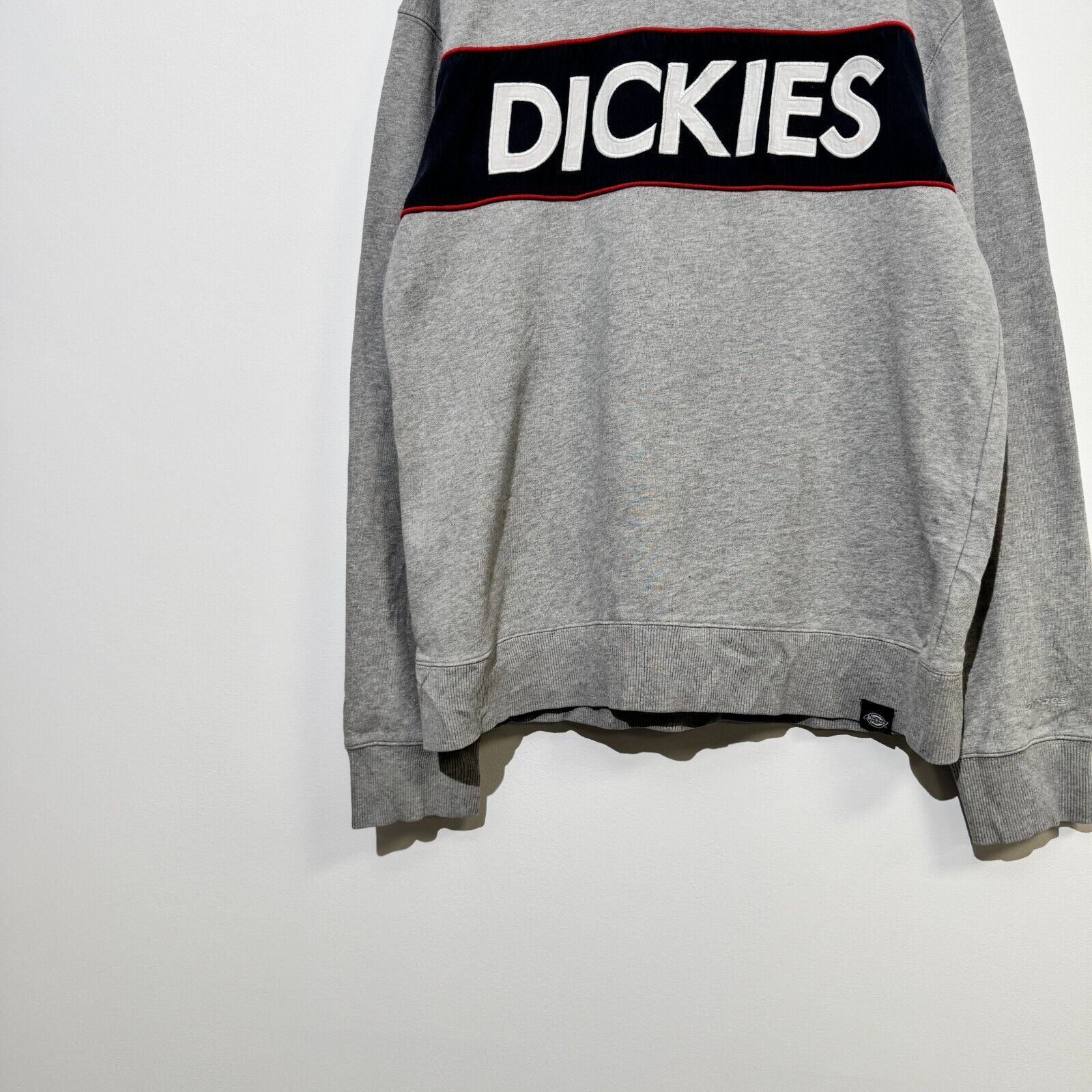 Dickies × Vintage Dickies Unisex Gray Cotton Crewneck Size L Center Logo Size US L / EU 52-54 / 3 - 4 Thumbnail