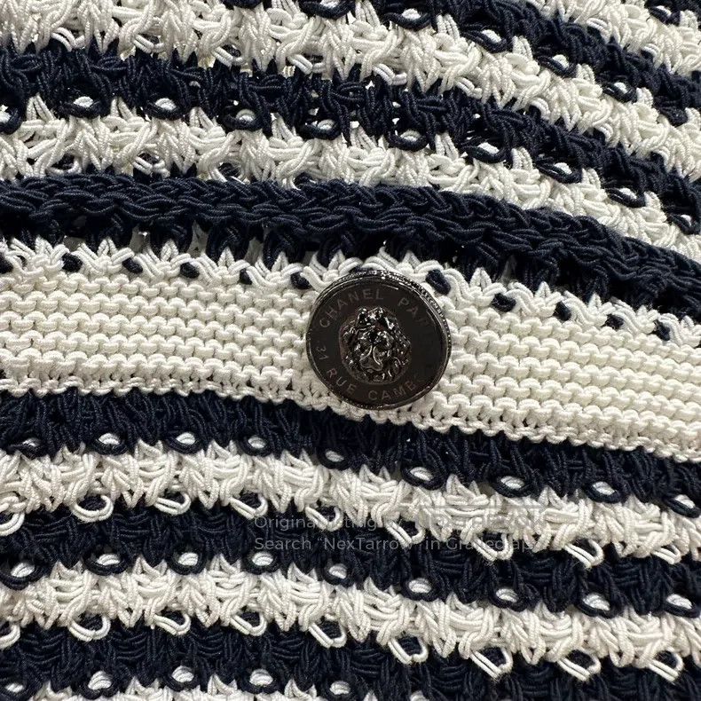Chanel Chanel 22p striped knitted skirt Size 24" / US 00 / IT 34 - 6 Thumbnail