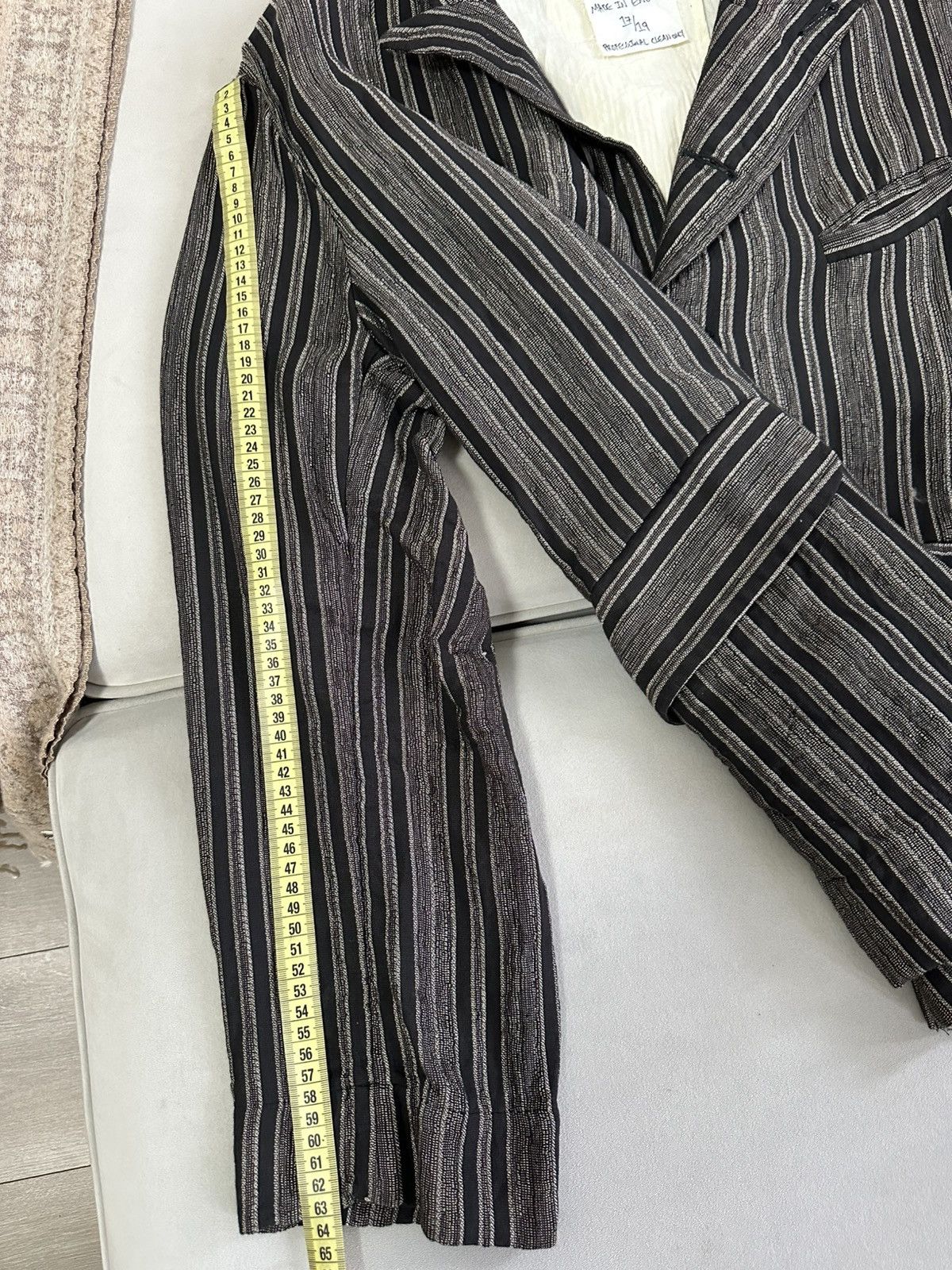 John Alexander Skelton Jonn Alexander Skelton stripes suit Size 52S - 16 Thumbnail