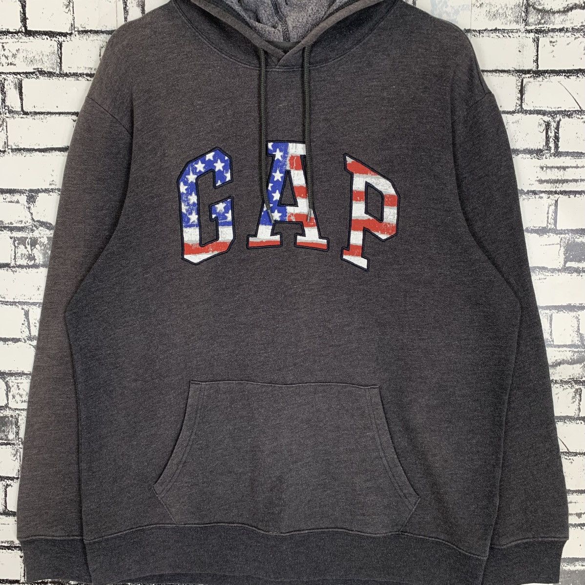 Designer × Gap × Vintage Vintage Gap USA Hoodie Large Saiz Big Logo Gap Size US L / EU 52-54 / 3 - 5 Thumbnail
