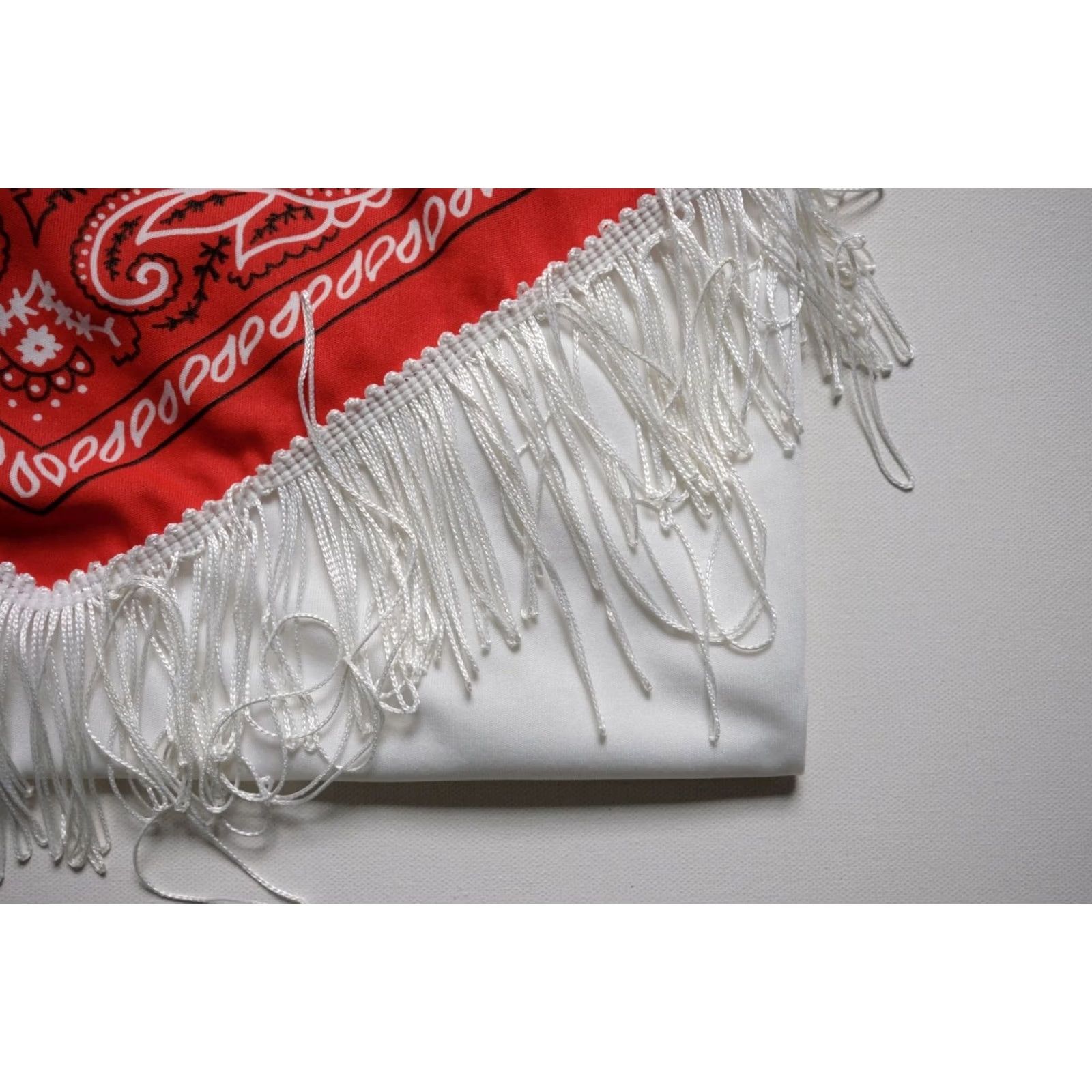 Vintage VINTAGE LADY RONTE COWGIRL RED FRINGE BANDANA WESTERN T SHIRT 90s USA MADE MD Size M / US 6-8 / IT 42-44 - 4 Thumbnail