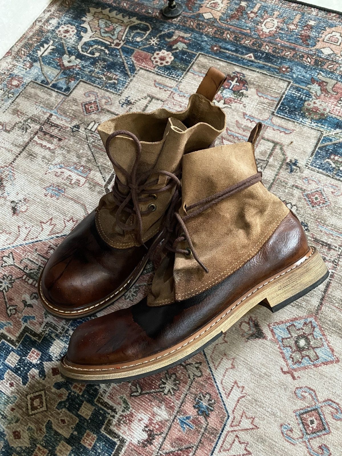 Vintage Vintage leather ankle boots Size US 8.5 / EU 41-42 - 2 Thumbnail