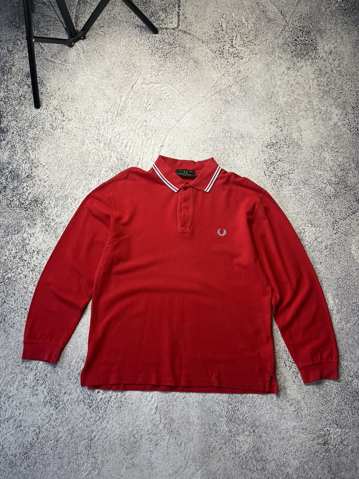 Fred Perry Vintage Fred Perry Longsleeve Polo Shirt Size US S / EU 44-46 / 1 - 3 Thumbnail