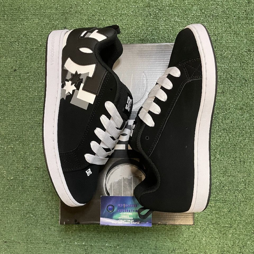 DC DC Court Graffik 3D Skate Shoe Black / White / Grey Size US 7.5 / EU 40-41 - 4 Thumbnail