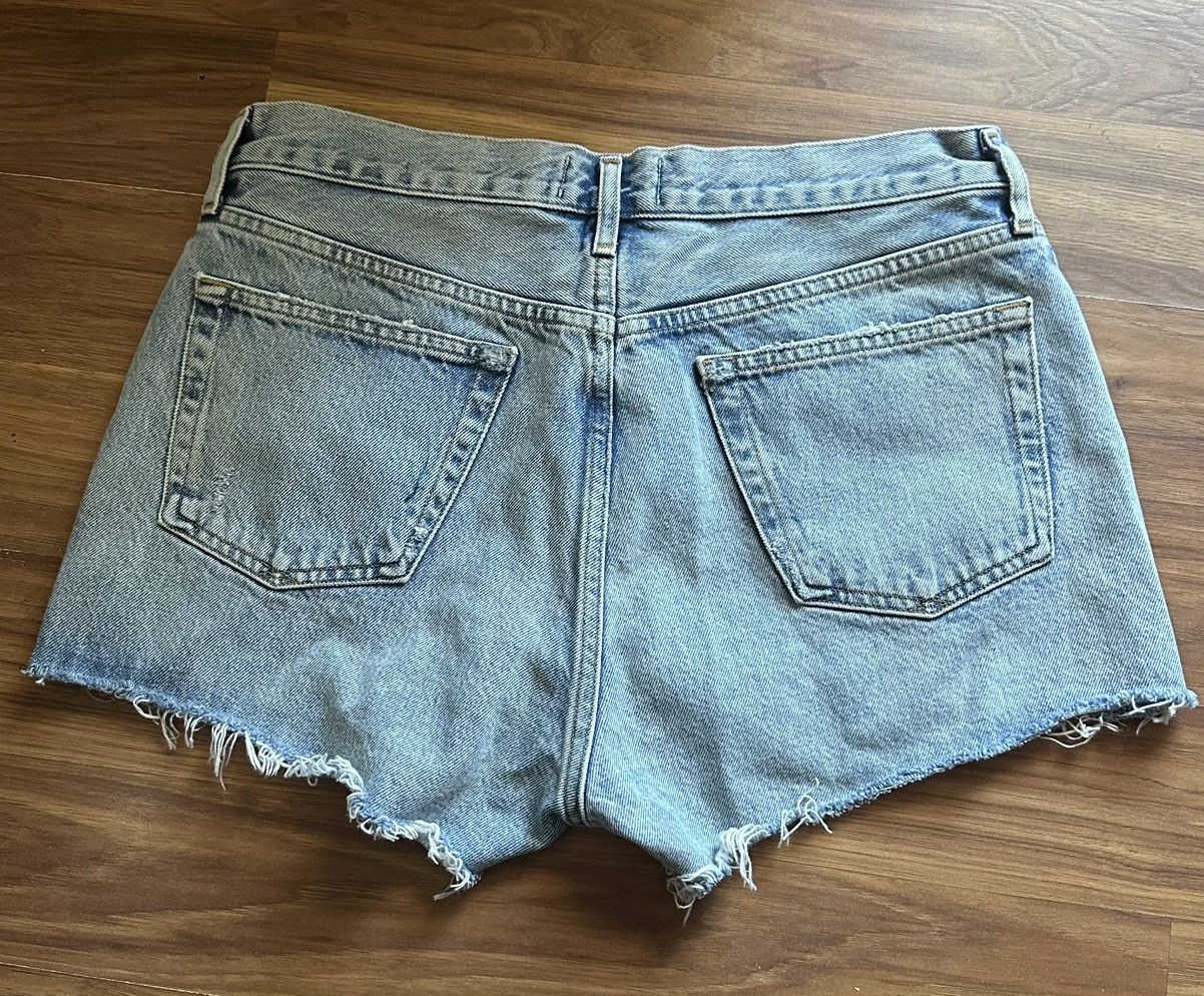 Agolde Agolde distressed shorts size 28 Size 28" / US 6 / IT 42 - 2 Thumbnail