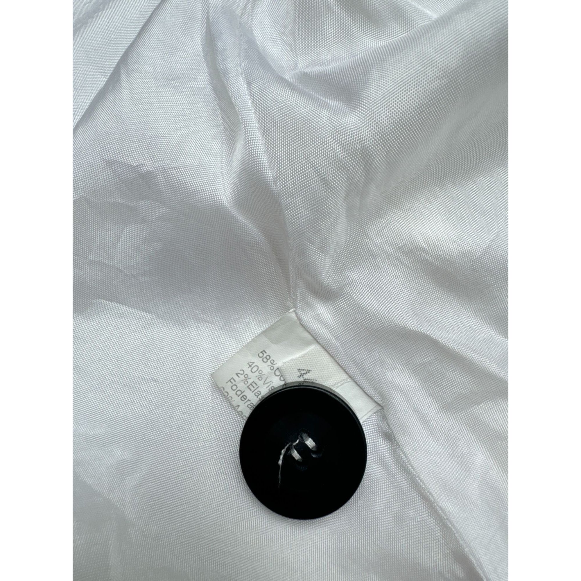 Alexander McQueen 1990s White Blazer Jacket Size M / US 6-8 / IT 42-44 - 7 Thumbnail