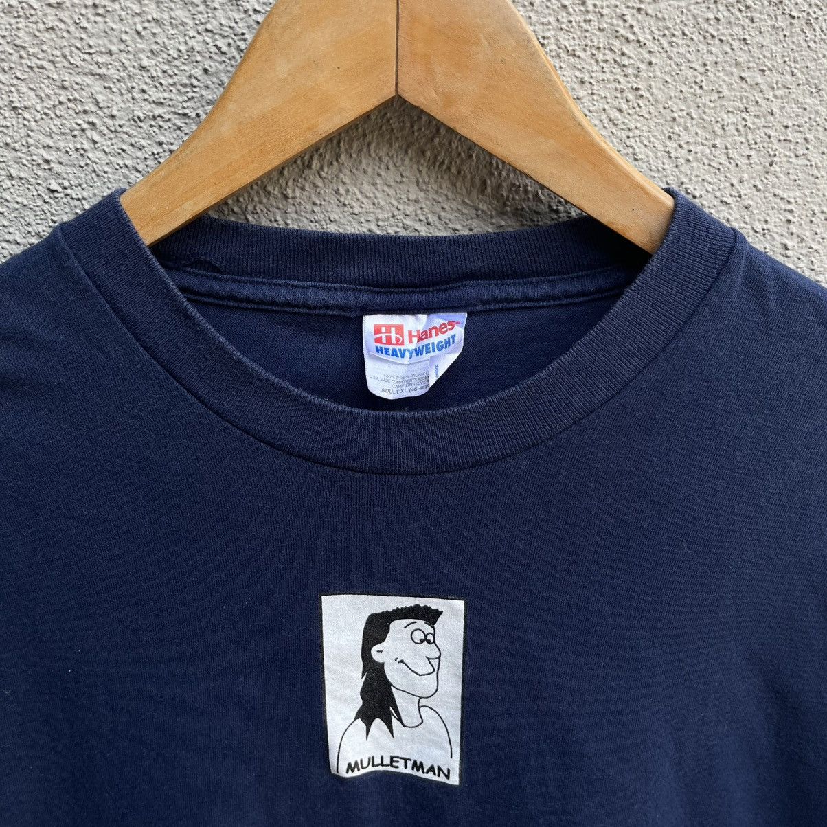 Vintage Vintage MULLETMAN graphic tee hairstyle Size US XL / EU 56 / 4 - 4 Thumbnail