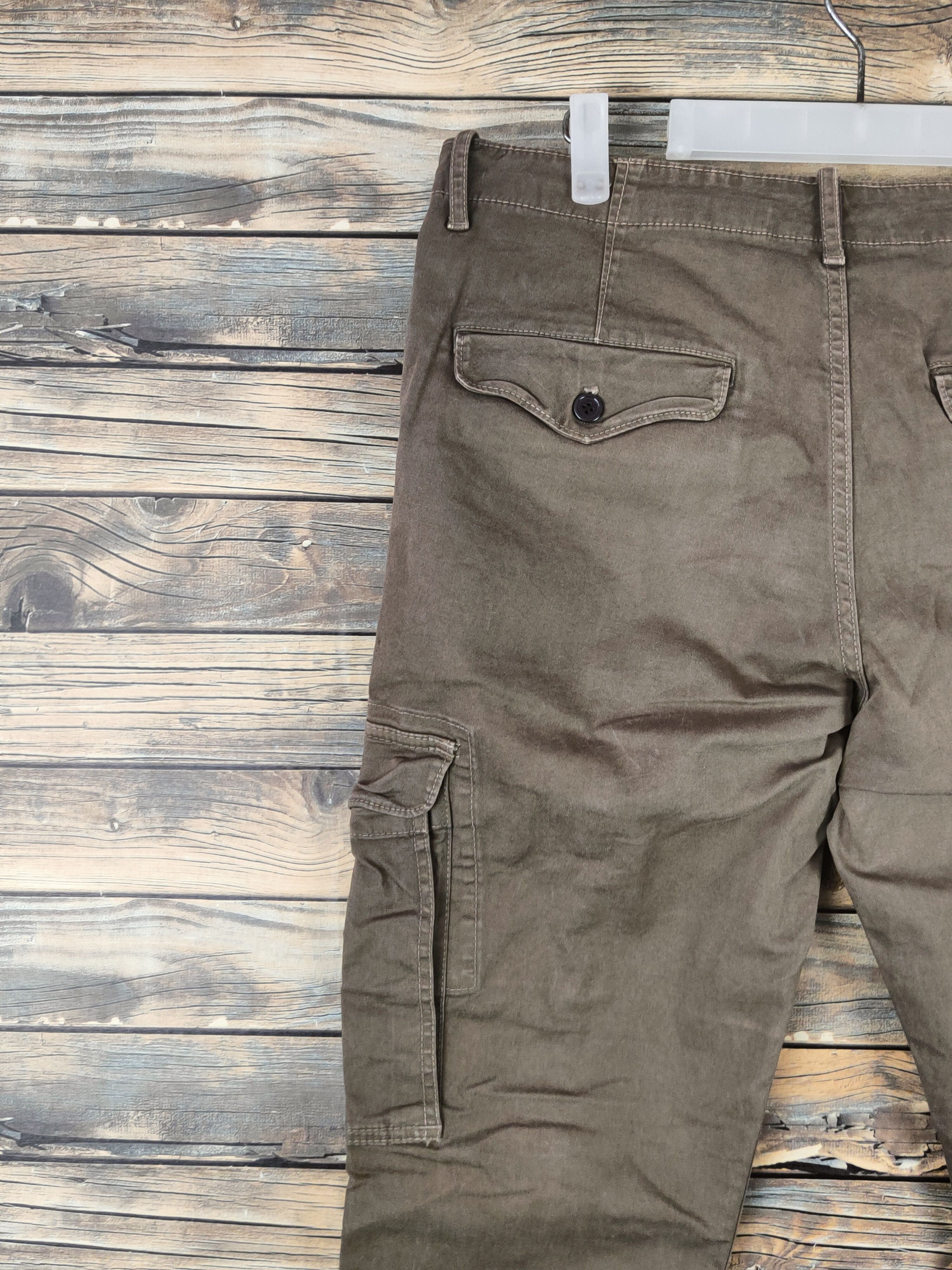 Gap DL Gap 1969 Olive Multipocket Cargo Pants #46-095 Size US 33 - 8 Thumbnail