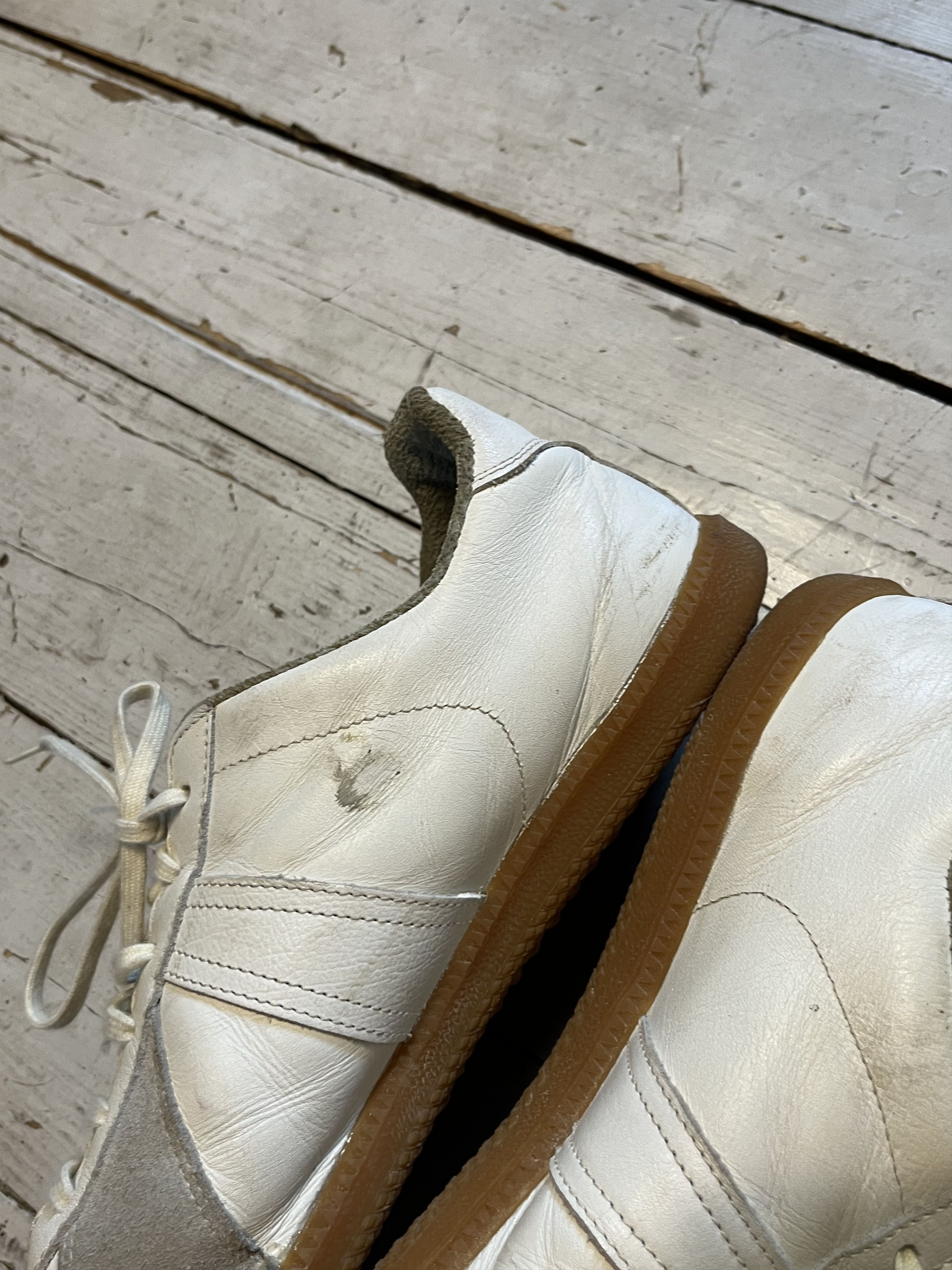 Vintage GAT BW Sport White Leather Shoes Vintage Maison Margiela Size US 10.5 / EU 43-44 - 5 Thumbnail