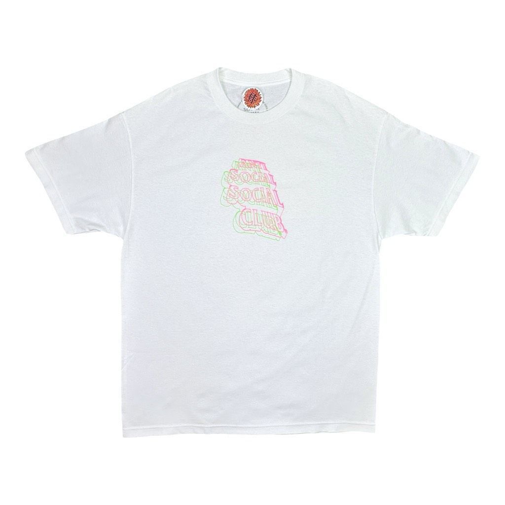 Anti Social Social Club Anti Social Social Club Neon Lights And A Lot of Rain Tee Size US XL / EU 56 / 4 - 1 Thumbnail