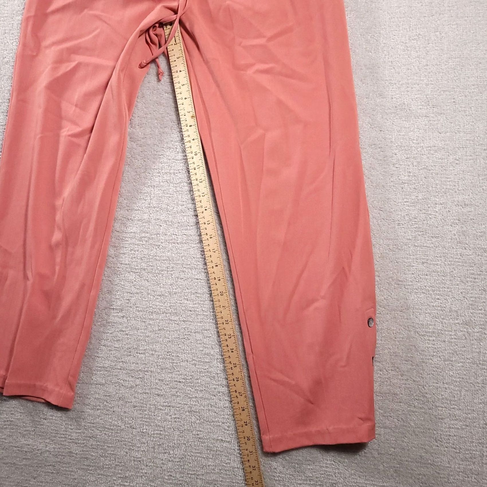 Silhouette Silhouettes Pants Women's 1XT Tall Pink Pull On Elastic Waist Draw String Button Size 24" / US 00 / IT 34 - 7 Thumbnail