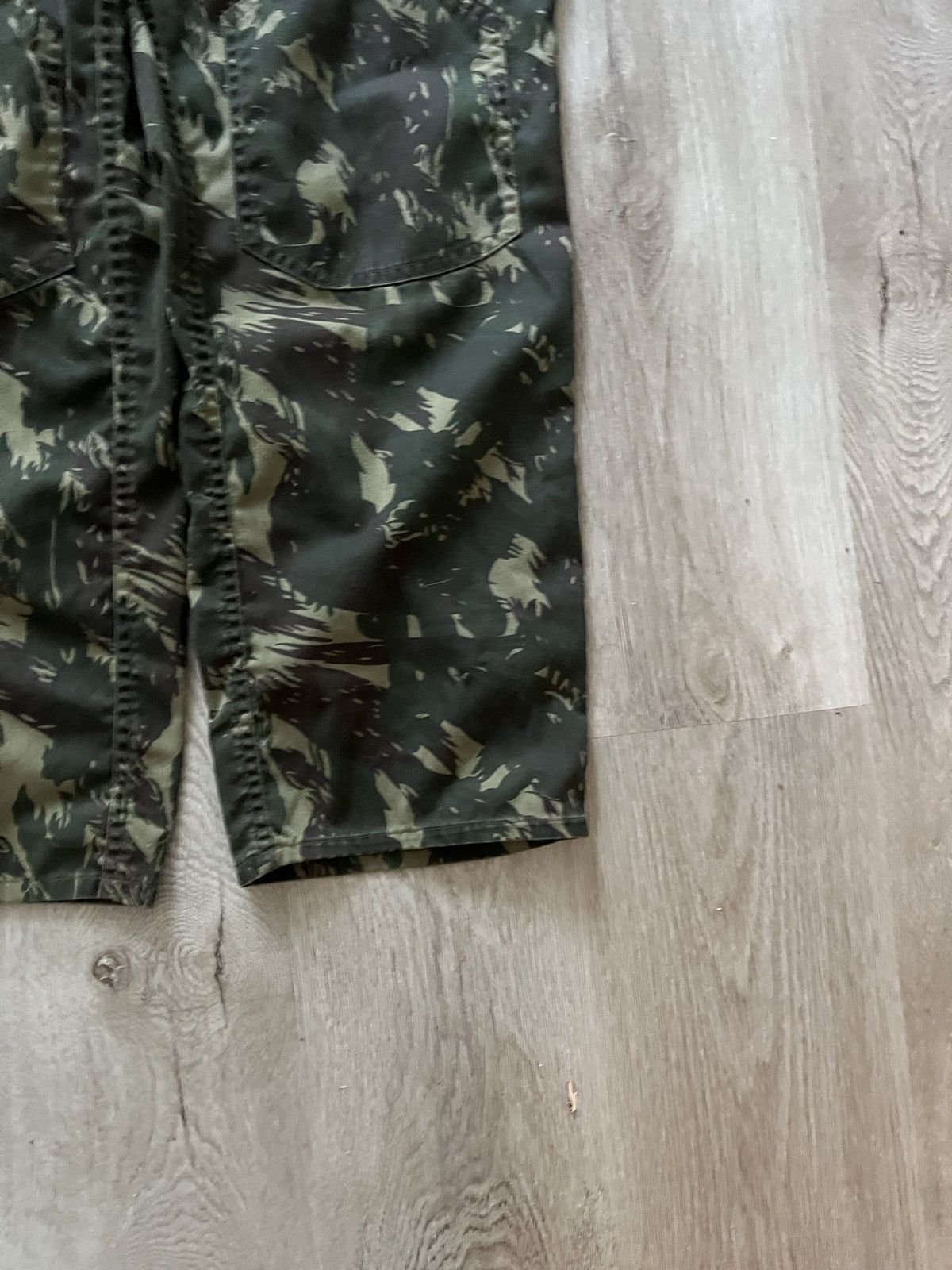 Vintage 1998 Original Brazil Army Issue Lizard Camo Trousers Size US 32 / EU 48 - 16 Thumbnail