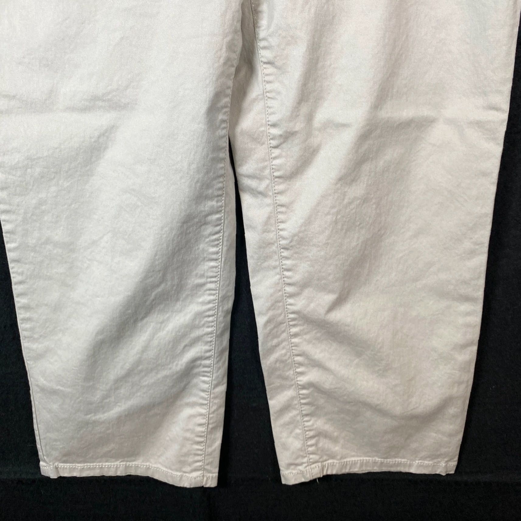 Ann Taylor Ann Taylor Pants Khakis Tan Cropped Capris Workwear Stretch 8 Women’s Regular 32 Inseam 24 Inseam Straight Twill Spandex Cotton Size 24" / US 00 / IT 34 - 3 Thumbnail