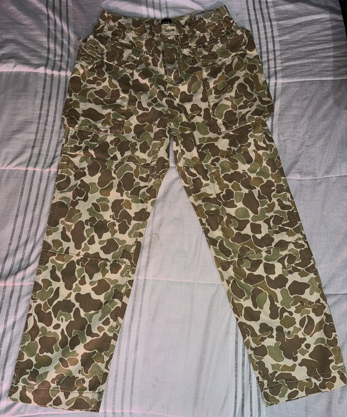 Gap GAP Camo Pants Cargo Side Pockets Size US 29 - 2 Thumbnail