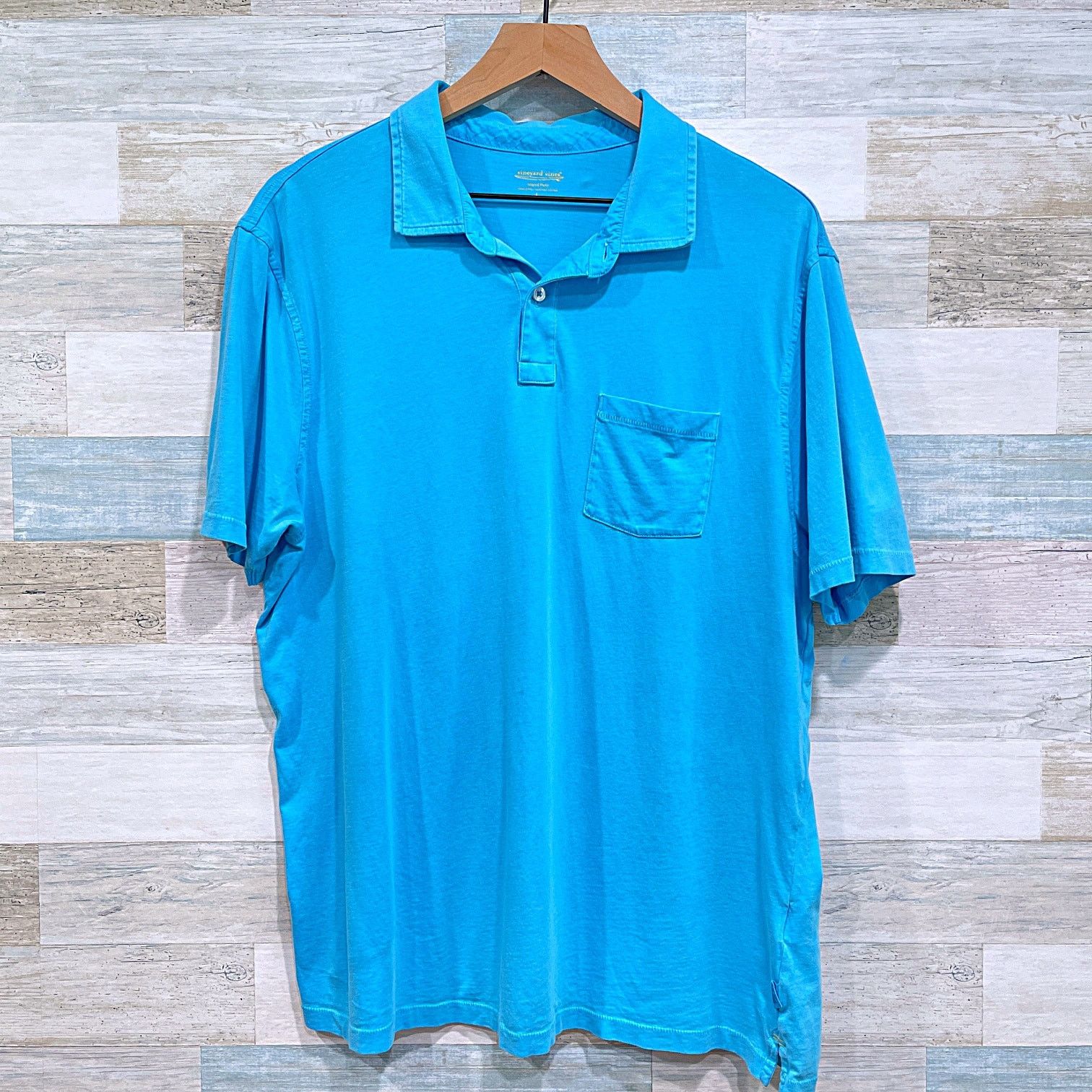 Vineyard Vines Vineyard Vines Island Luxe Polo Shirt Blue Golf Mens Large Size US L / EU 52-54 / 3 - 1 Thumbnail