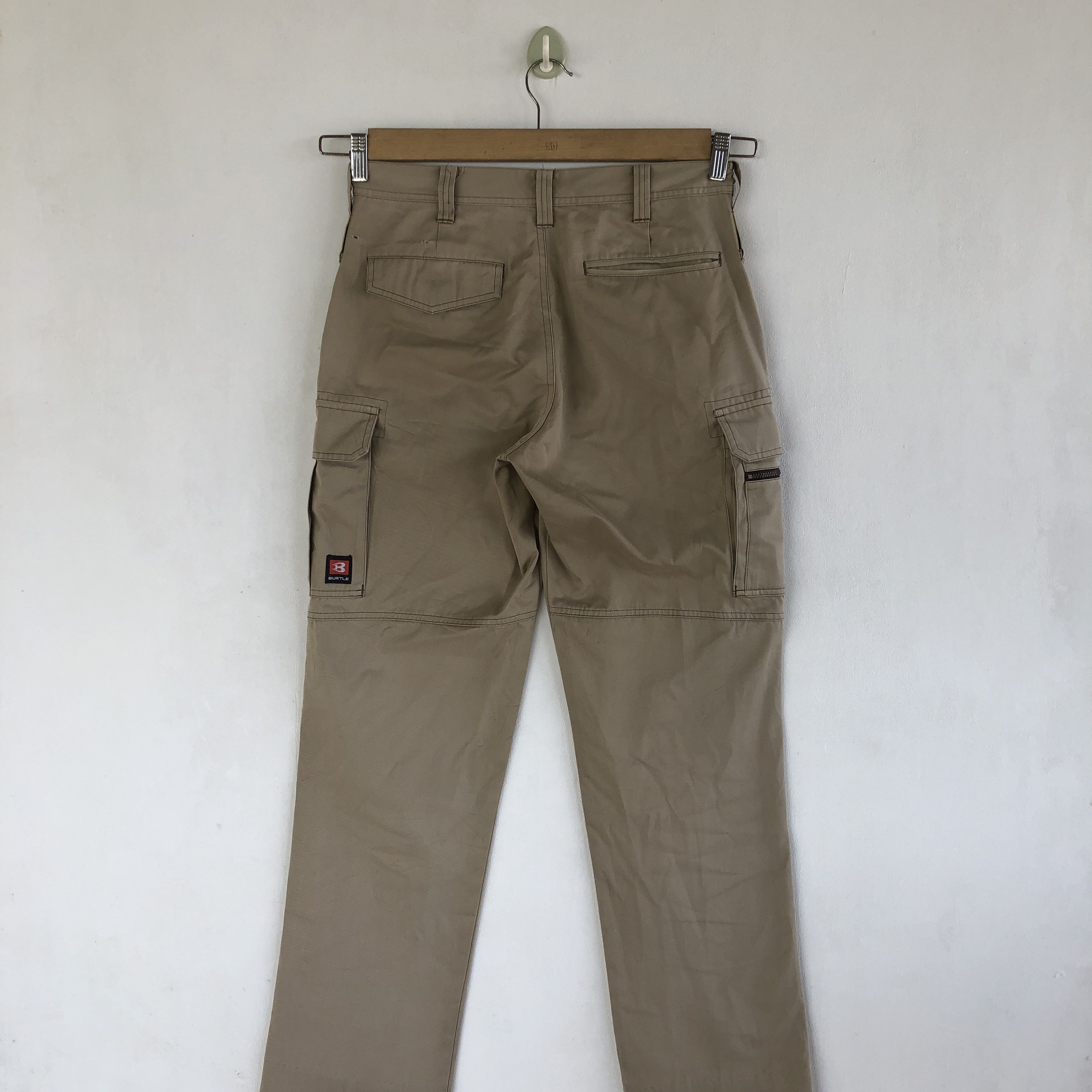 Japanese Brand Burtle Cargo Pants Japanese Multi Pockets Pants Trousers Size 28" / US 6 / IT 42 - 2 Thumbnail