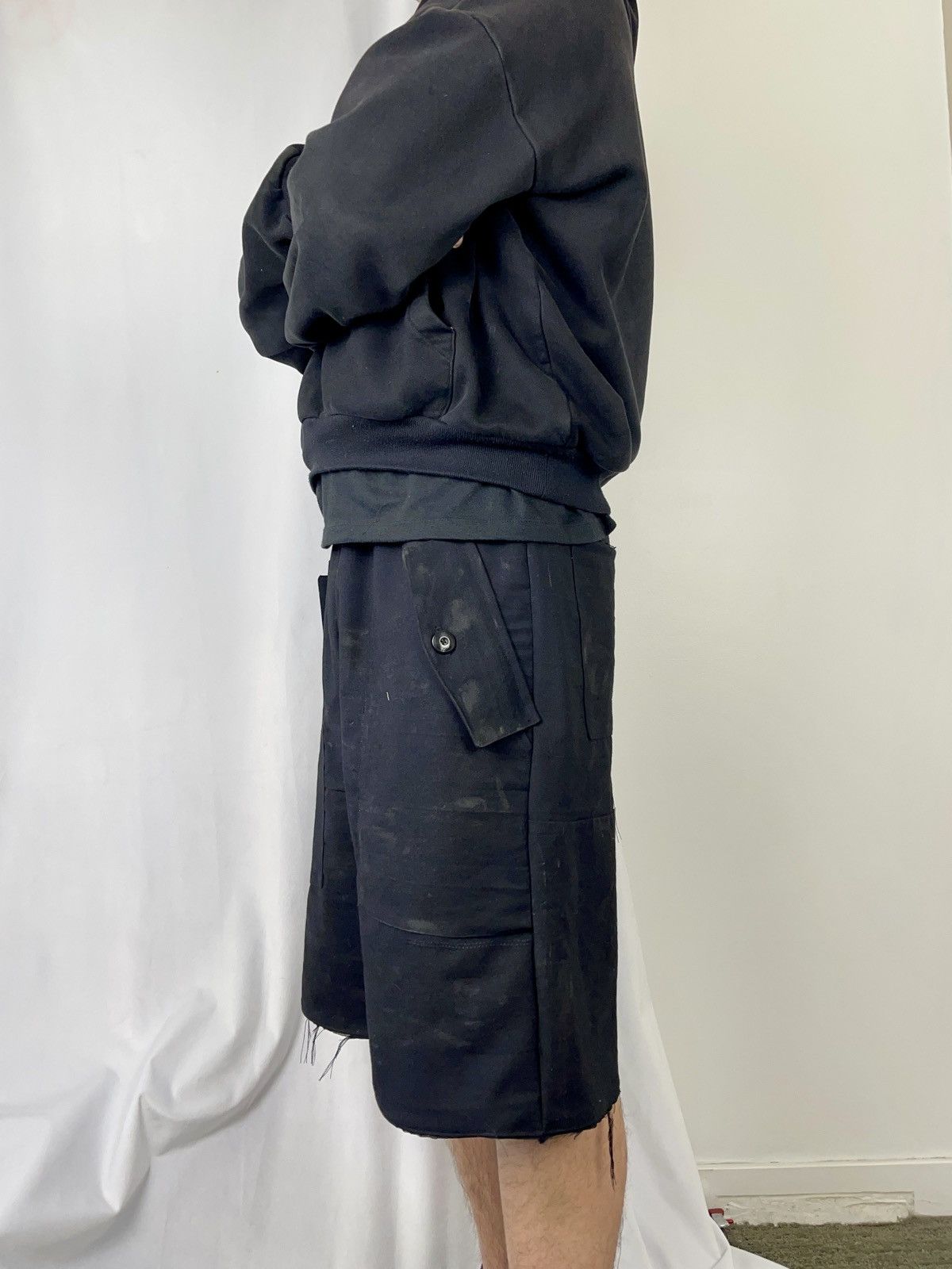 Chorley Chorley flight cargo mud frayed hem carpenter pod shorts Size US 34 / EU 50 - 1 Thumbnail
