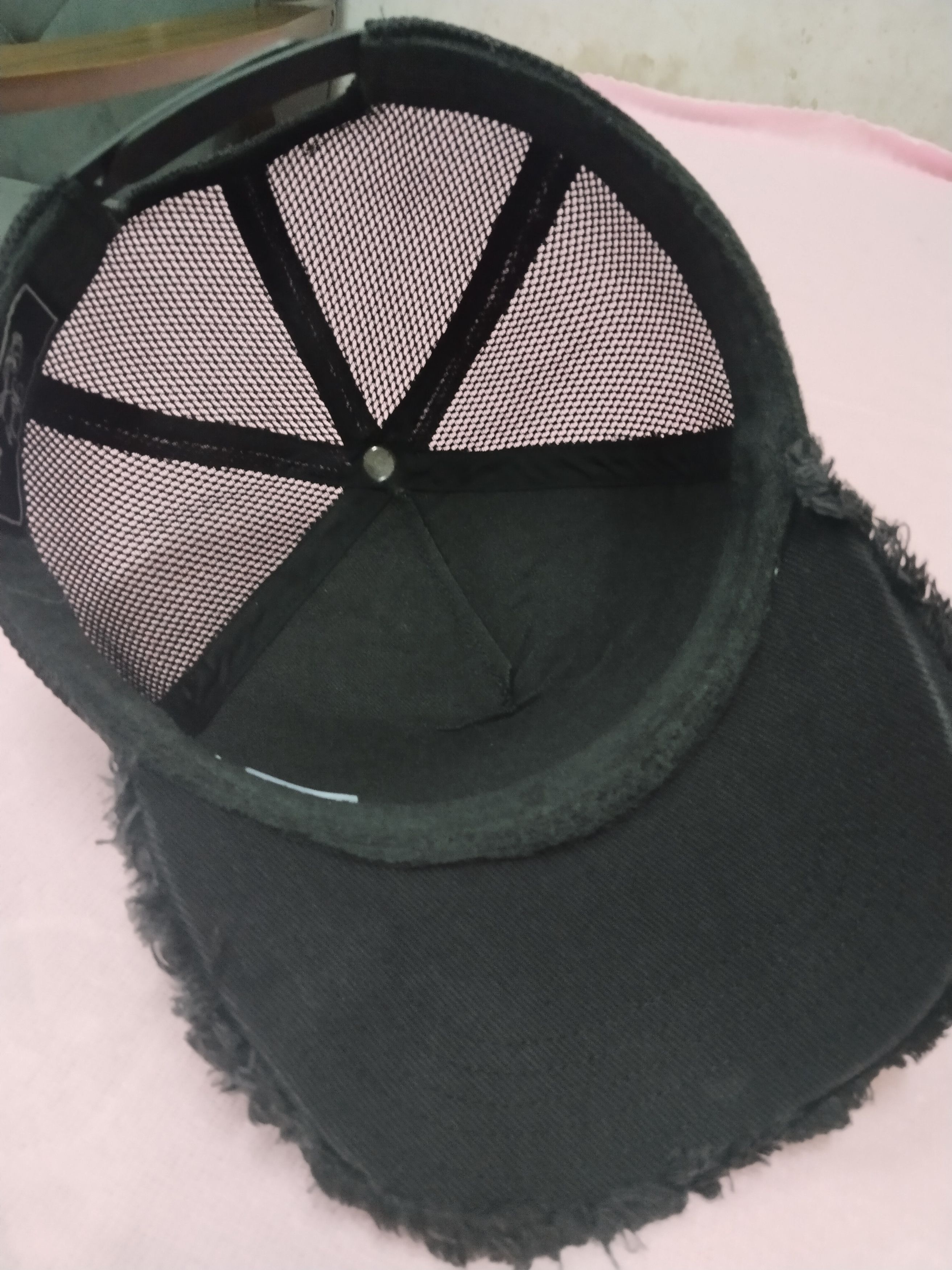 Japanese Brand RADY DISTRESSED STYLE TRUCKER BLACK CAP Size ONE SIZE - 7 Thumbnail