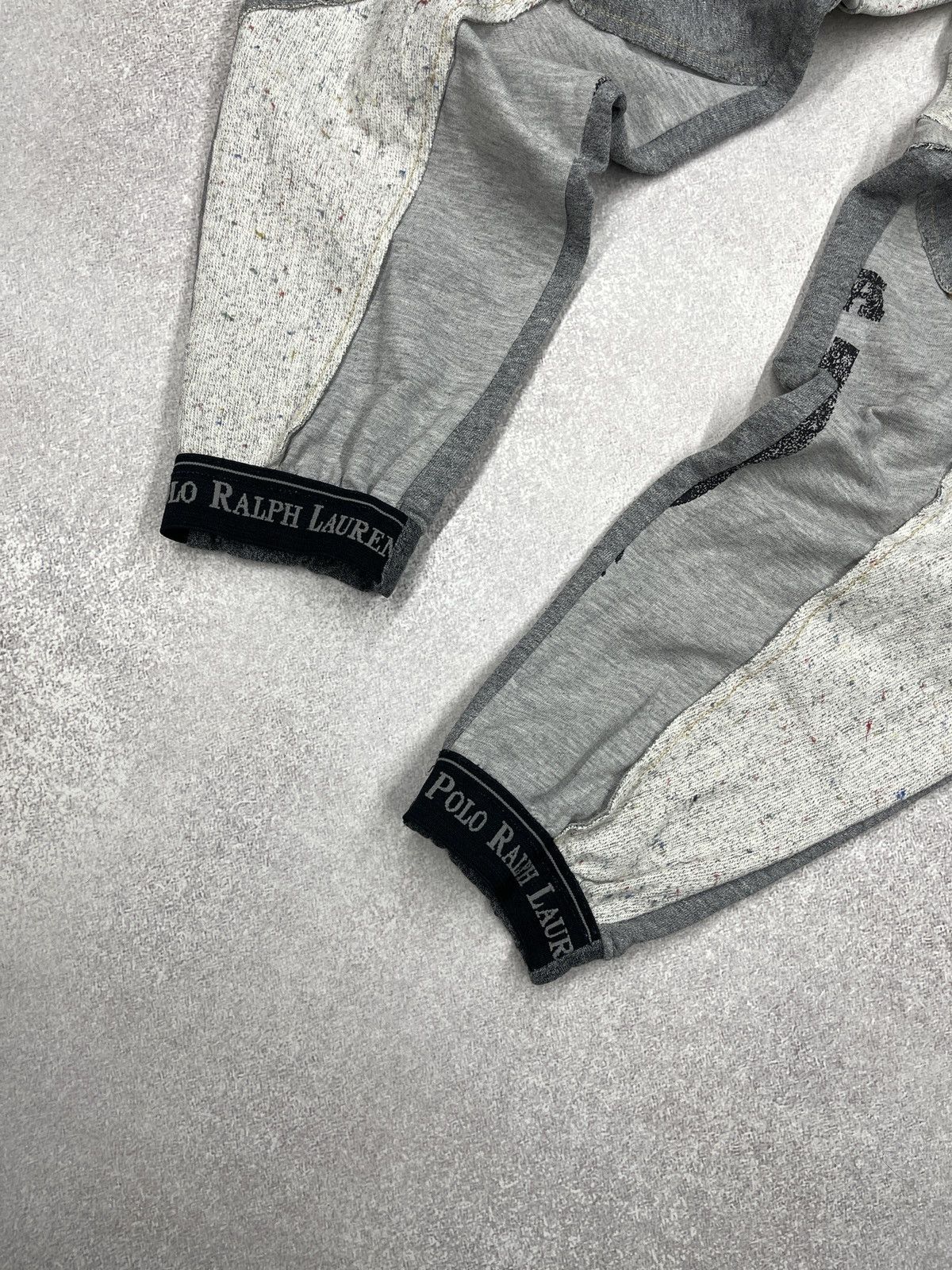 Polo Ralph Lauren Vintage Polo Ralph Lauren Castom Patchwork Sweatpants Grey Size US 34 / EU 50 - 6 Thumbnail