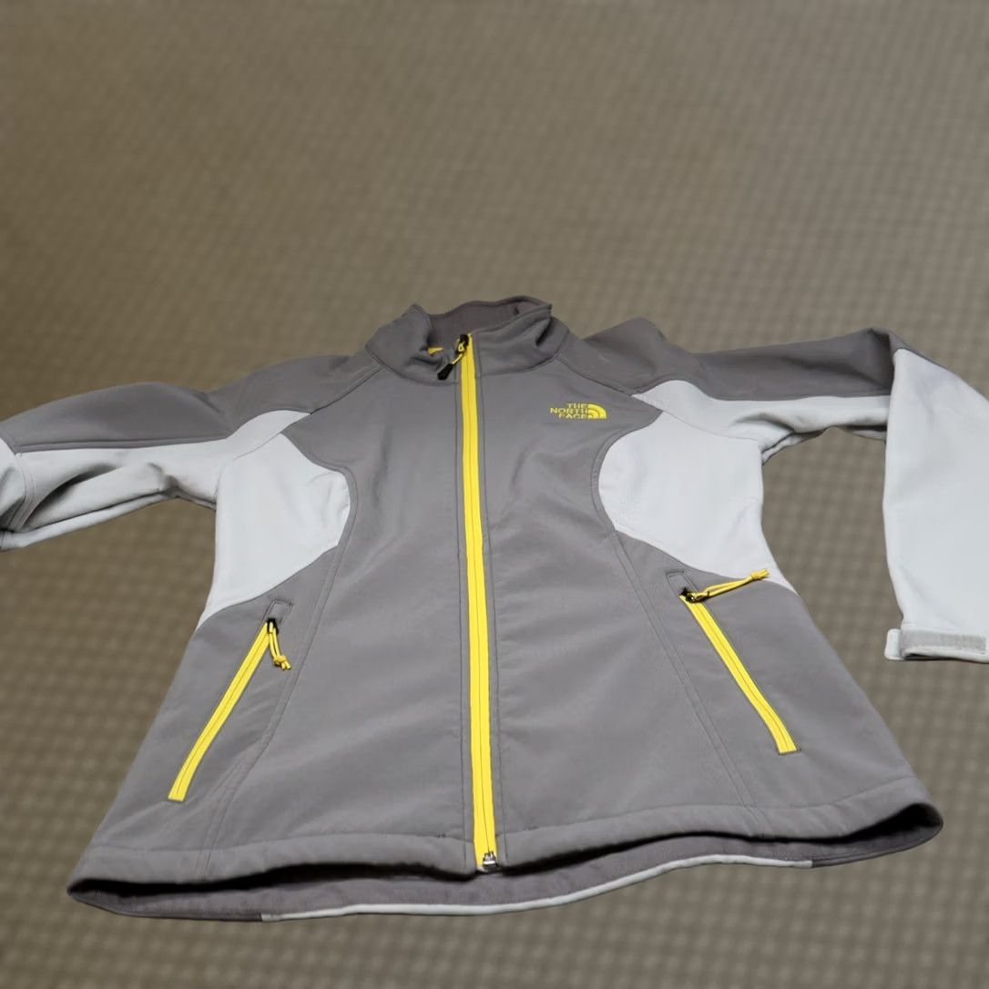 The North Face The North Face Softshell Jacket Womens Medium Grey Full Zip Wind Rain Shellrock Size M / US 6-8 / IT 42-44 - 1 Thumbnail