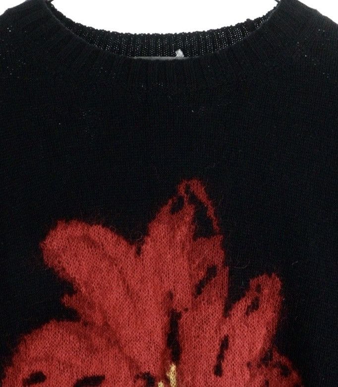 Yohji Yamamoto AW21 Sweater Knit flower sweater Size US L / EU 52-54 / 3 - 2 Thumbnail