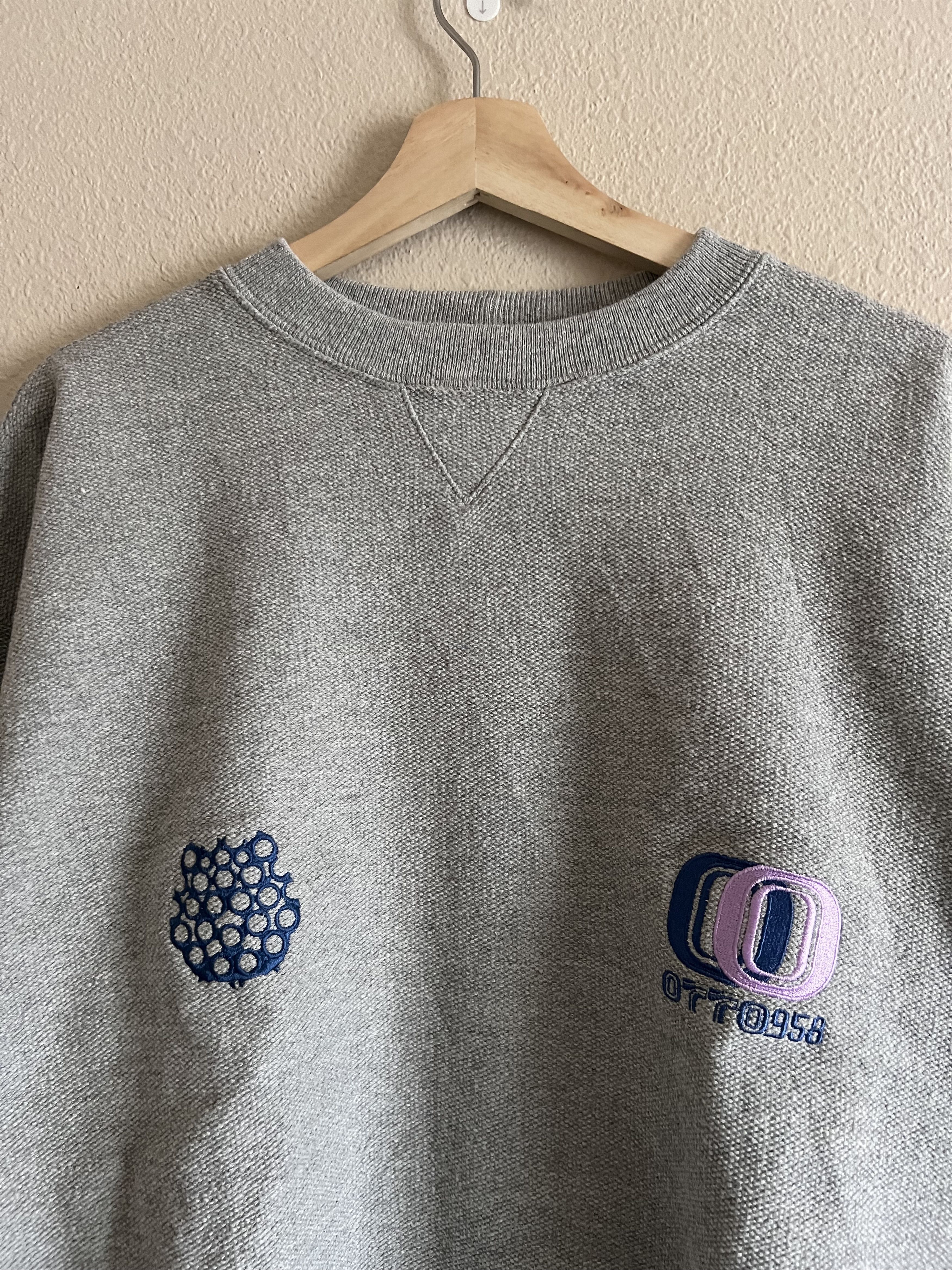 OTTO 958 OTTO 958 Double Metal Crewneck Sweatshirt in Smokey Gray Size US L / EU 52-54 / 3 - 2 Thumbnail
