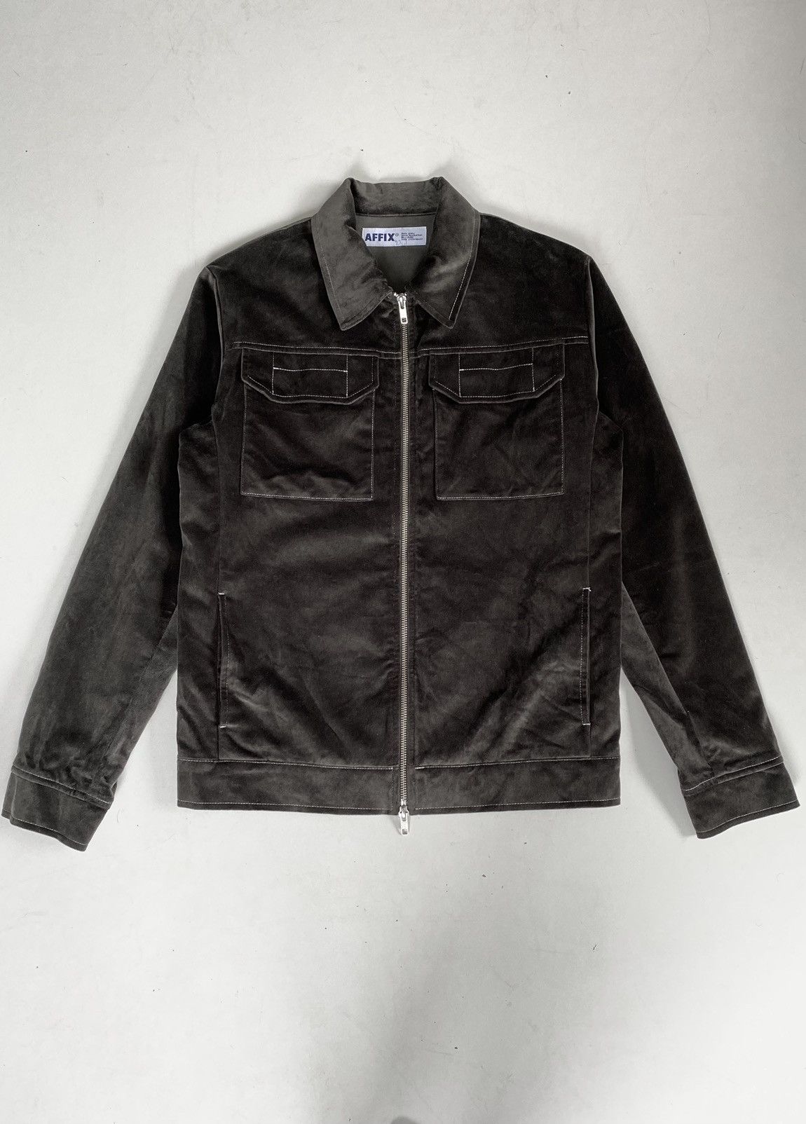 AFFXWRKS 🔥F/W 18 Affix Works (Kiko Kostadinov) Velvet Service Jacket Size US M / EU 48-50 / 2 - 3 Thumbnail