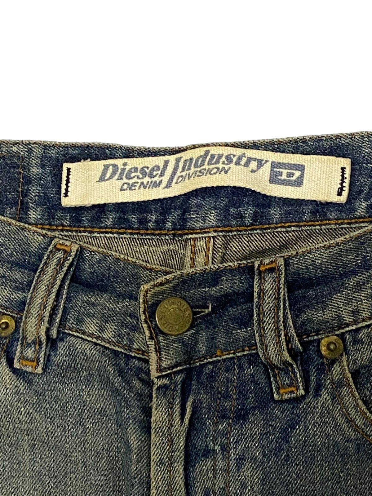 14th Addiction × Diesel Diesel Industry Denim Division Yellow Mud Washed Dirty Size US 29 - 13 Thumbnail