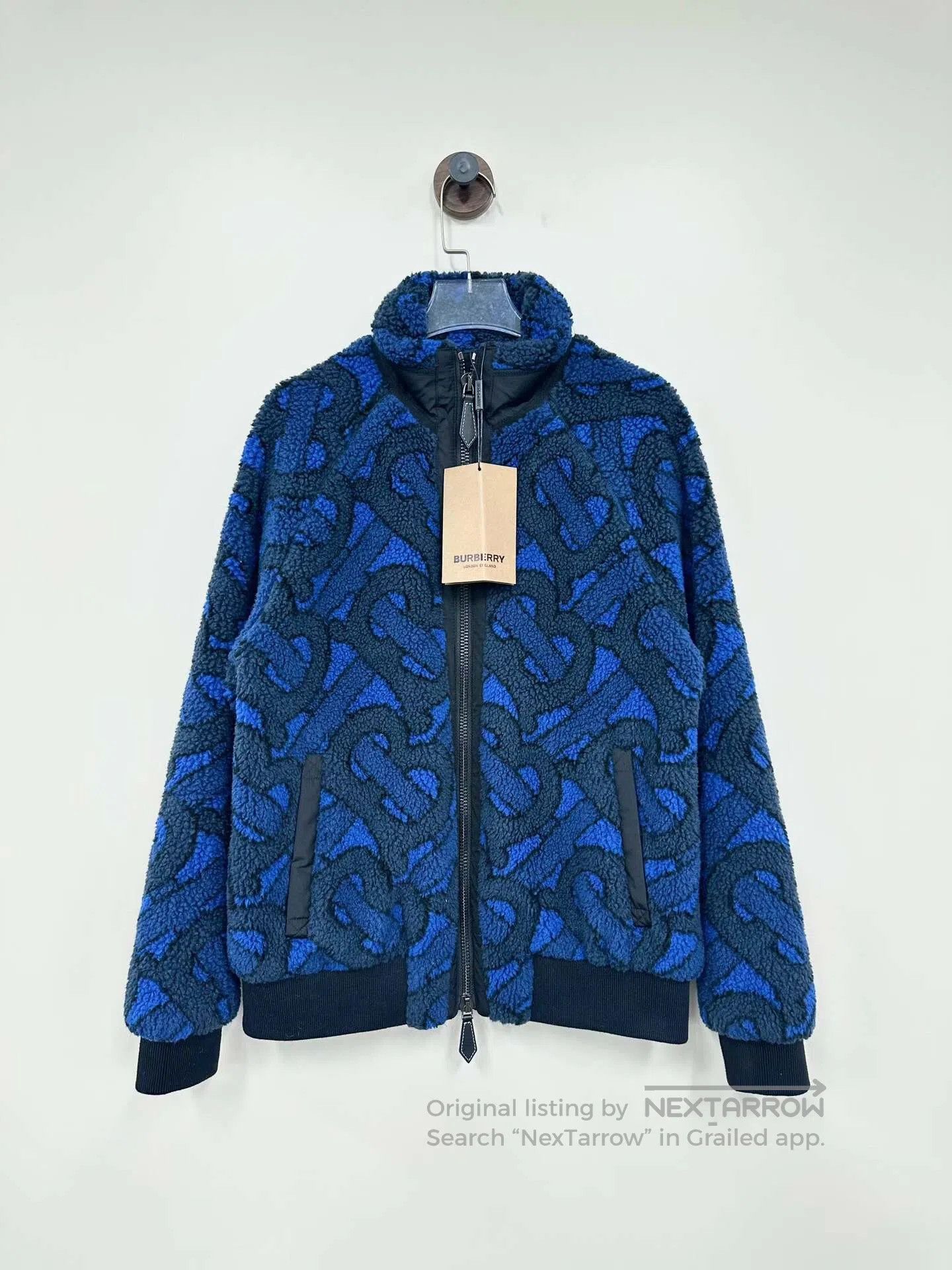 Burberry Burberry Blue Teddy Full Print Jacket| Size XS / US 0-2 / IT 36-38 - 1 Thumbnail