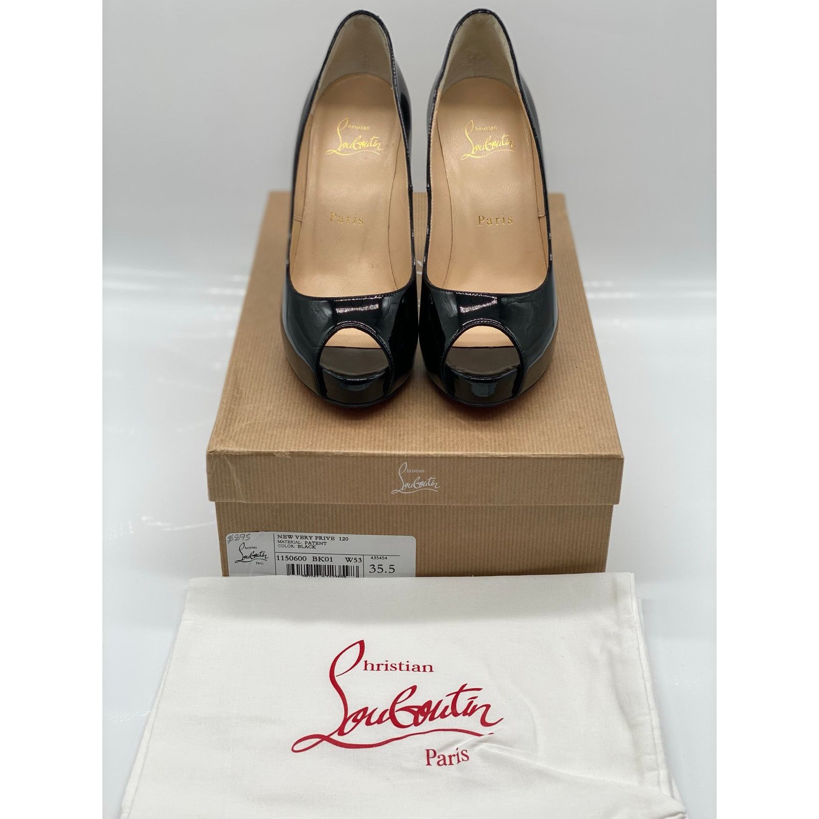 Christian Louboutin Christian Louboutin New Very Privé 120 mm Pumps sz. 35.5 eu Size US 5.5 / IT 35.5 - 4 Thumbnail