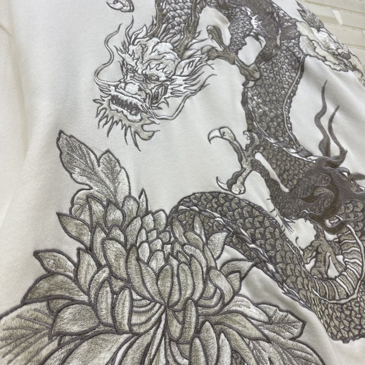 Sugar Cane 💥Vintage Karakuri Tamashi Embroidered Dragon Zip Up Jacket Size US L / EU 52-54 / 3 - 10 Thumbnail