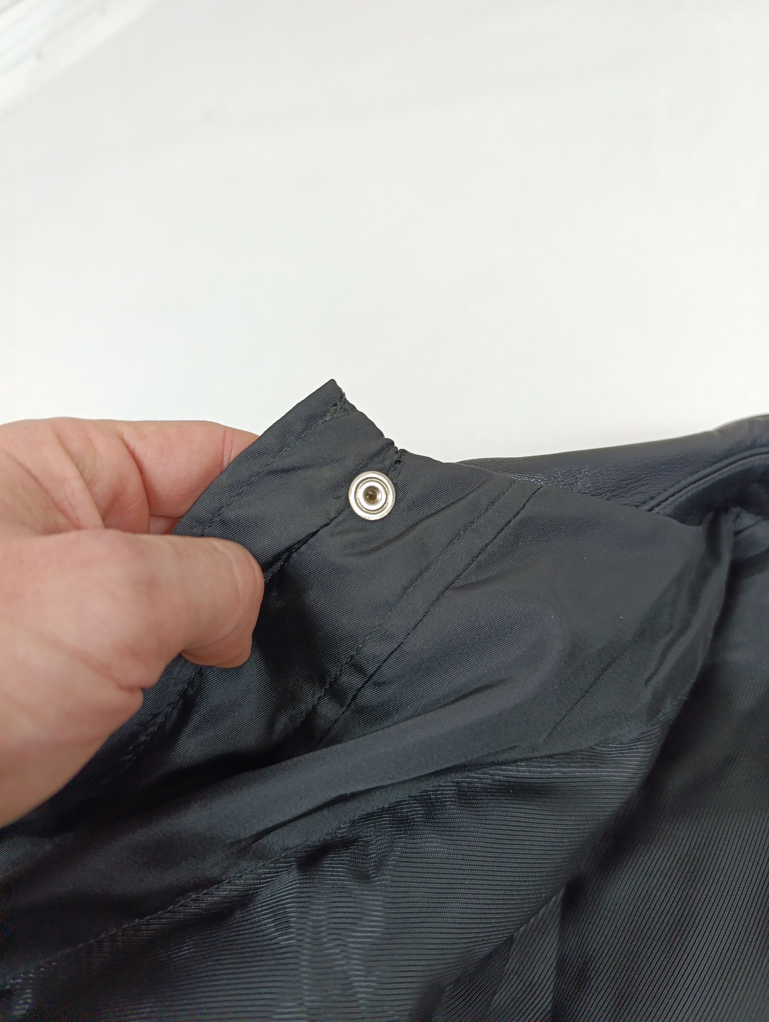 Prada ARCHIVE 90S PRADA LEATHER SHOULDER NYLON DOUBLE ZIP COAT Size US L / EU 52-54 / 3 - 21 Thumbnail
