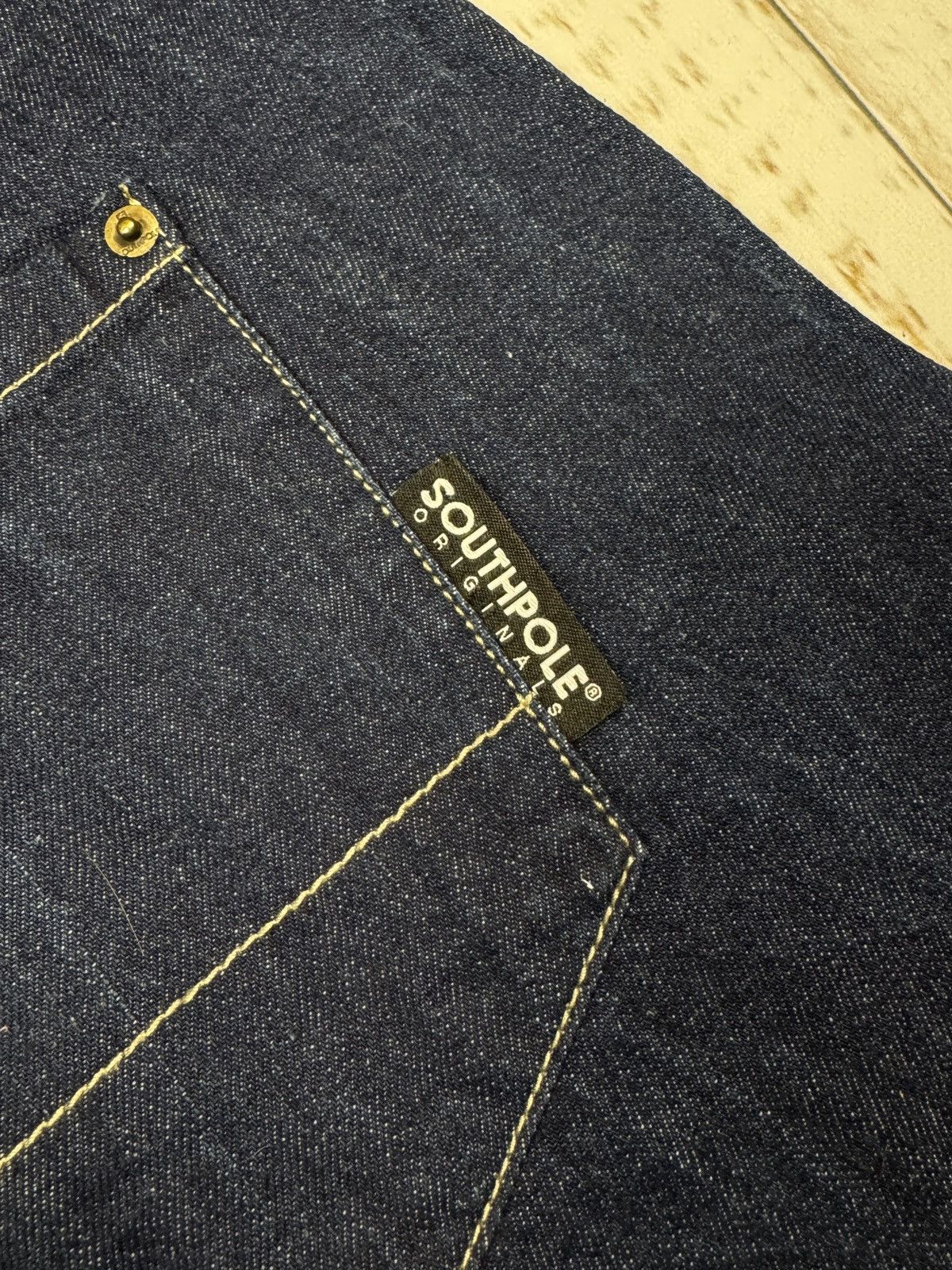 Southpole Southpole Denim Baggy Pants Embroidered Drip Size US 34 / EU 50 - 2 Thumbnail