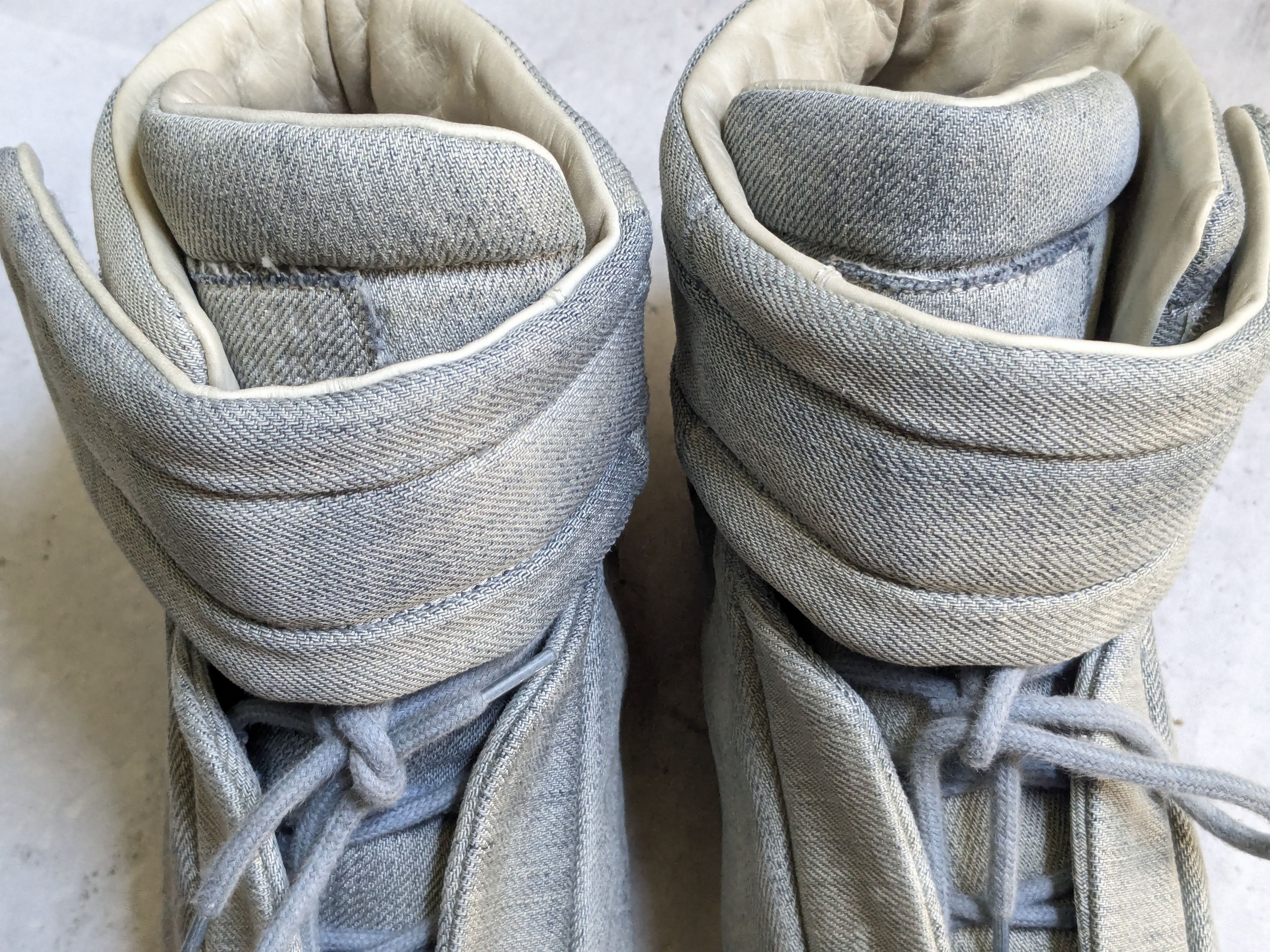 Maison Margiela Maison Margiela Future Sneakers Blue Denim 8 41 High Tops Size US 8 / EU 41 - 2 Thumbnail