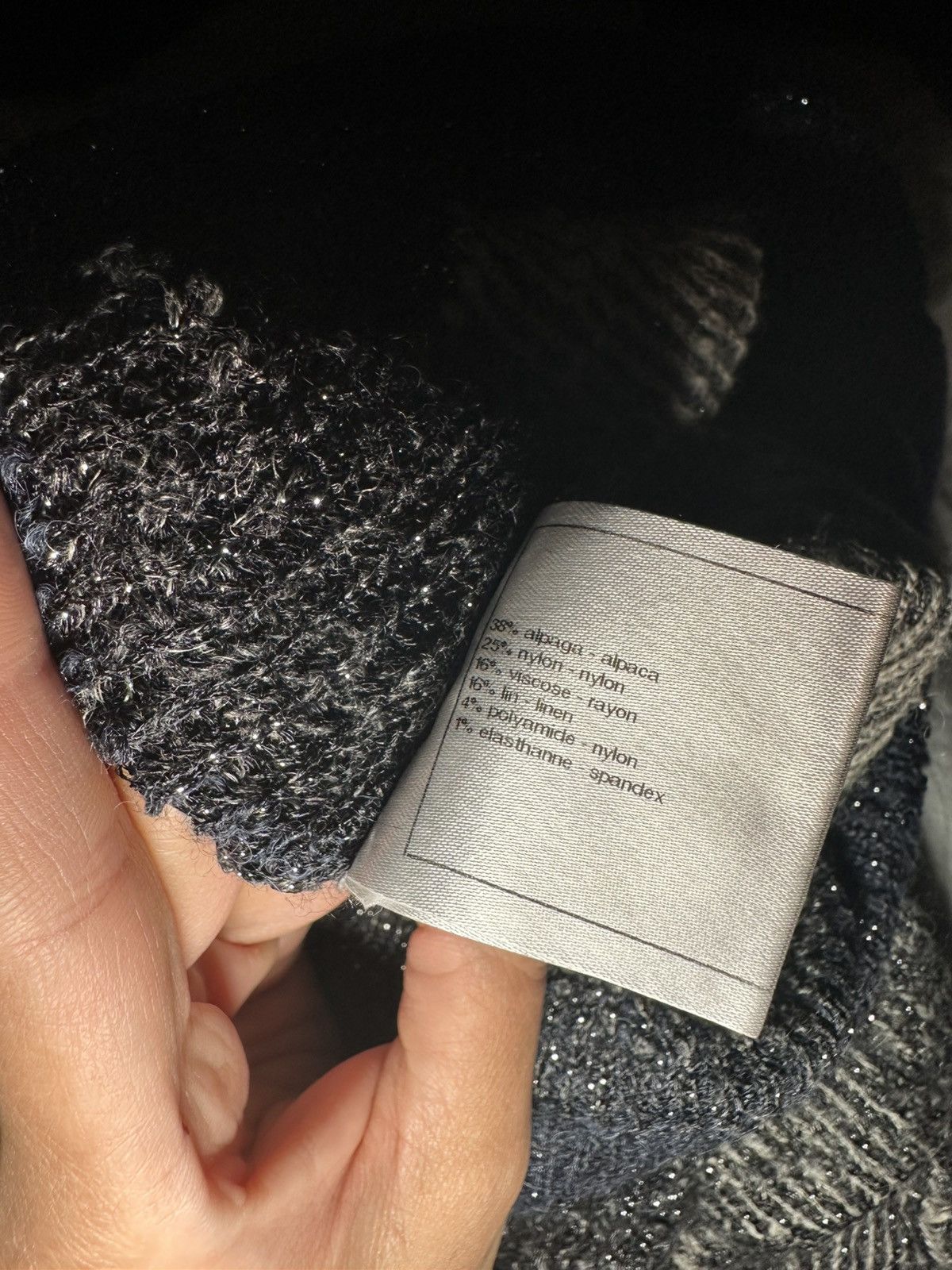 Chanel Chanel 2011 Alpaca Shimmering Metallic Ombré Turtleneck Size M / US 6-8 / IT 42-44 - 13 Thumbnail