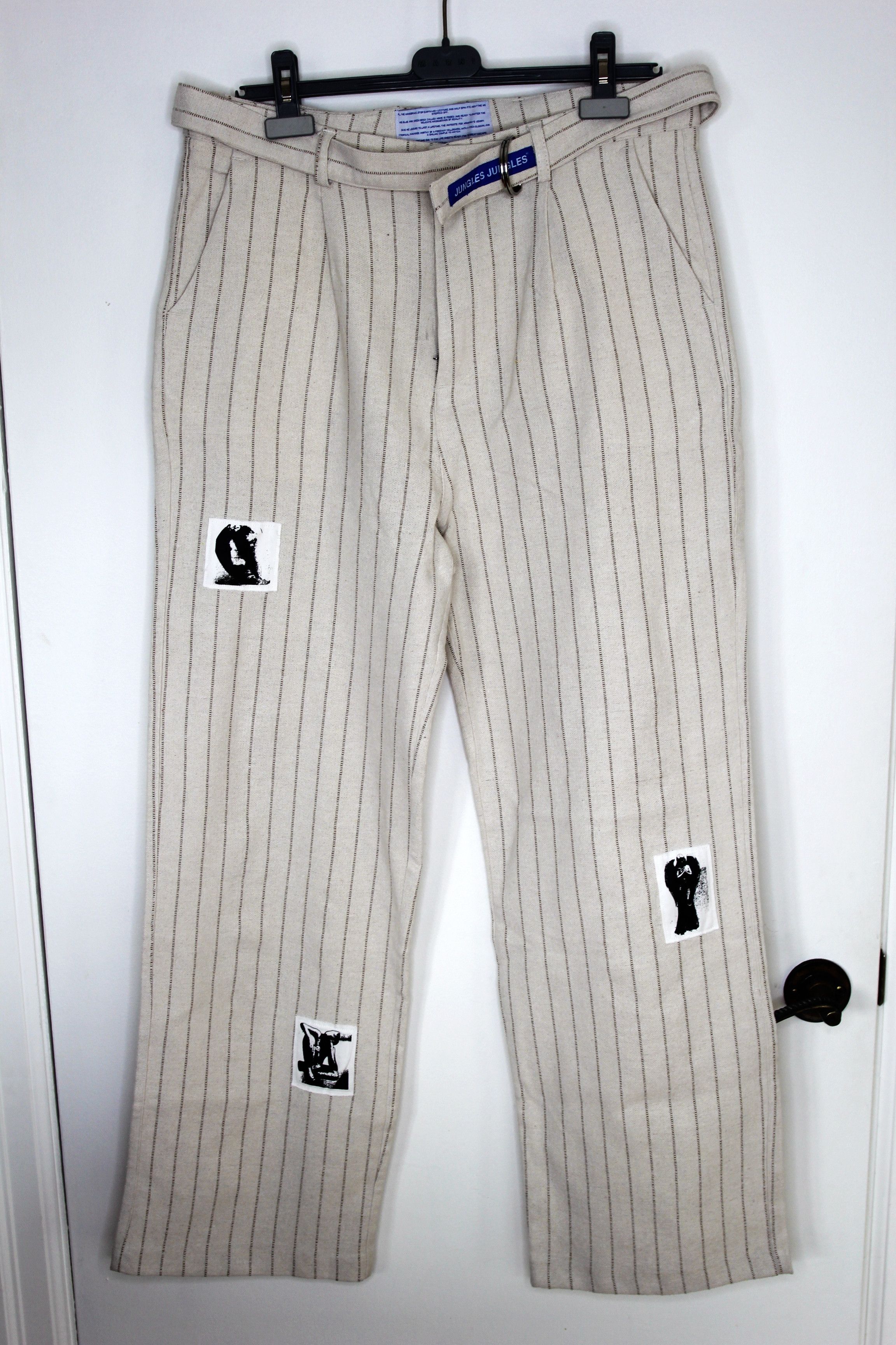 Jungles BNWT SS24 JUNGLES JUNGLES ORNAMENTS PLEATED PANTS L Size US 34 / EU 50 - 2 Thumbnail