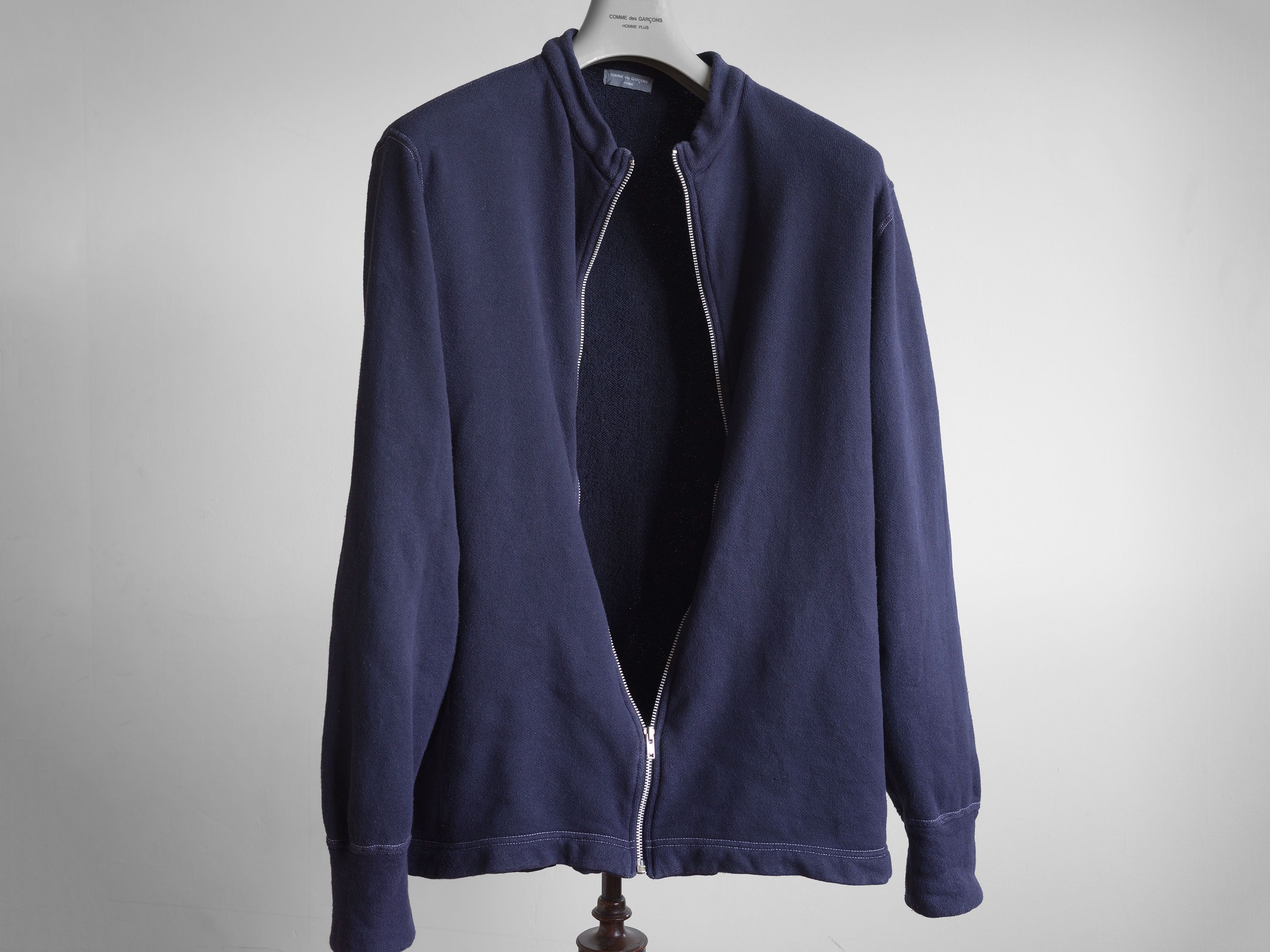 Comme des Garcons Homme AD1999 COMME des GARÇONS HOMME OVERDYED ZIP SWEATSHIRT Size US M / EU 48-50 / 2 - 2 Thumbnail