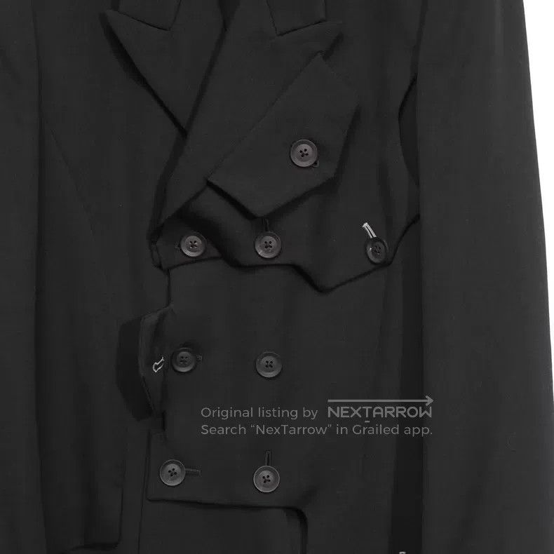 Yohji Yamamoto Yohji Yamamoto size 2 20 SS deconstructed blazer Size 36R - 3 Thumbnail