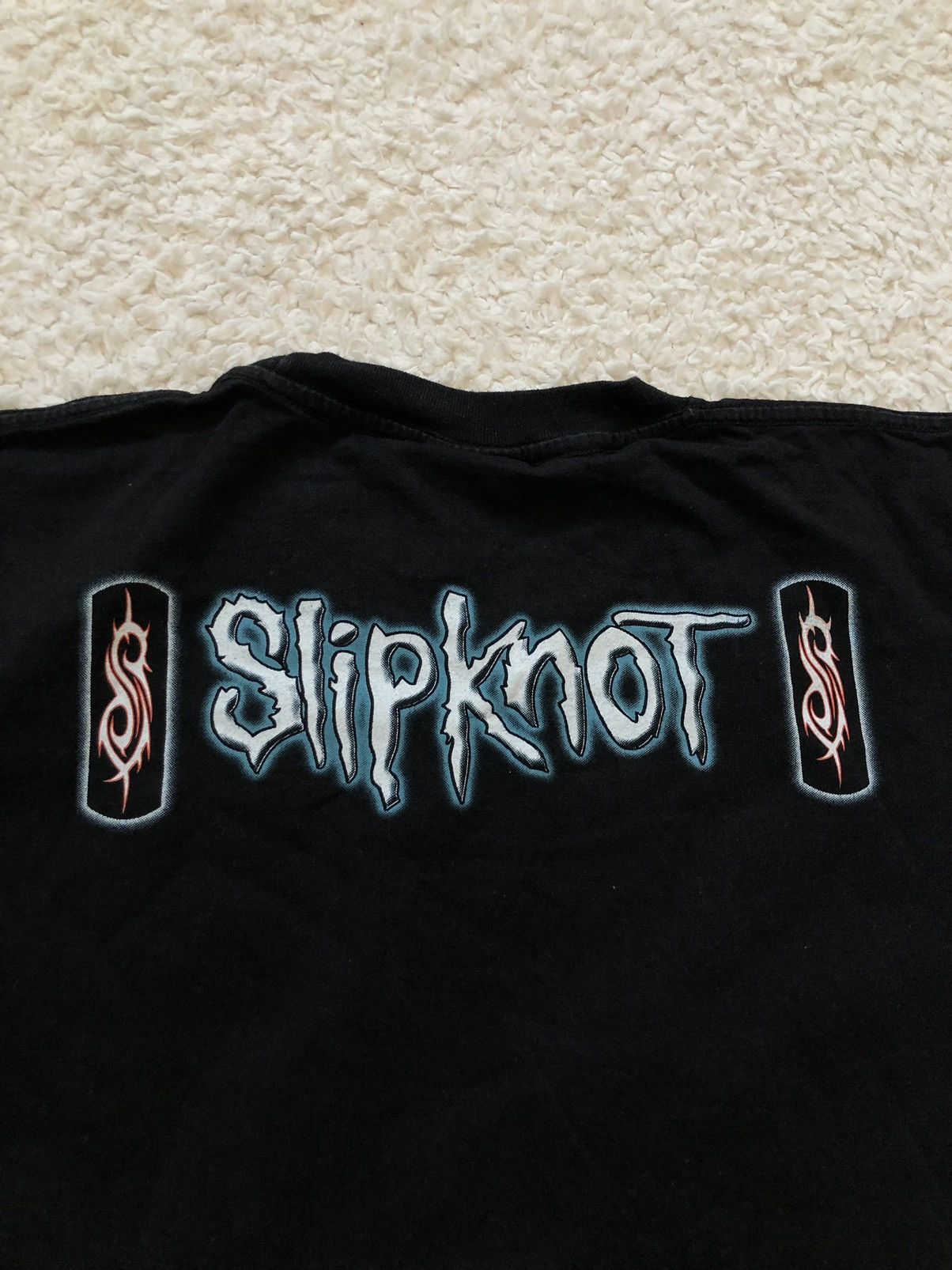 Band Tees Tshirt Slipknot Vintage 90’s 00’s Print Black Size US L / EU 52-54 / 3 - 3 Thumbnail