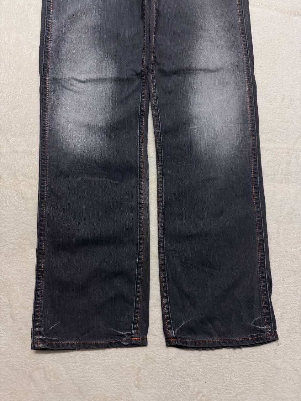 Japanese Brand SICK Vintage Replay Smoke Washed Style Distressed Denim Jean Size US 31 - 8 Thumbnail