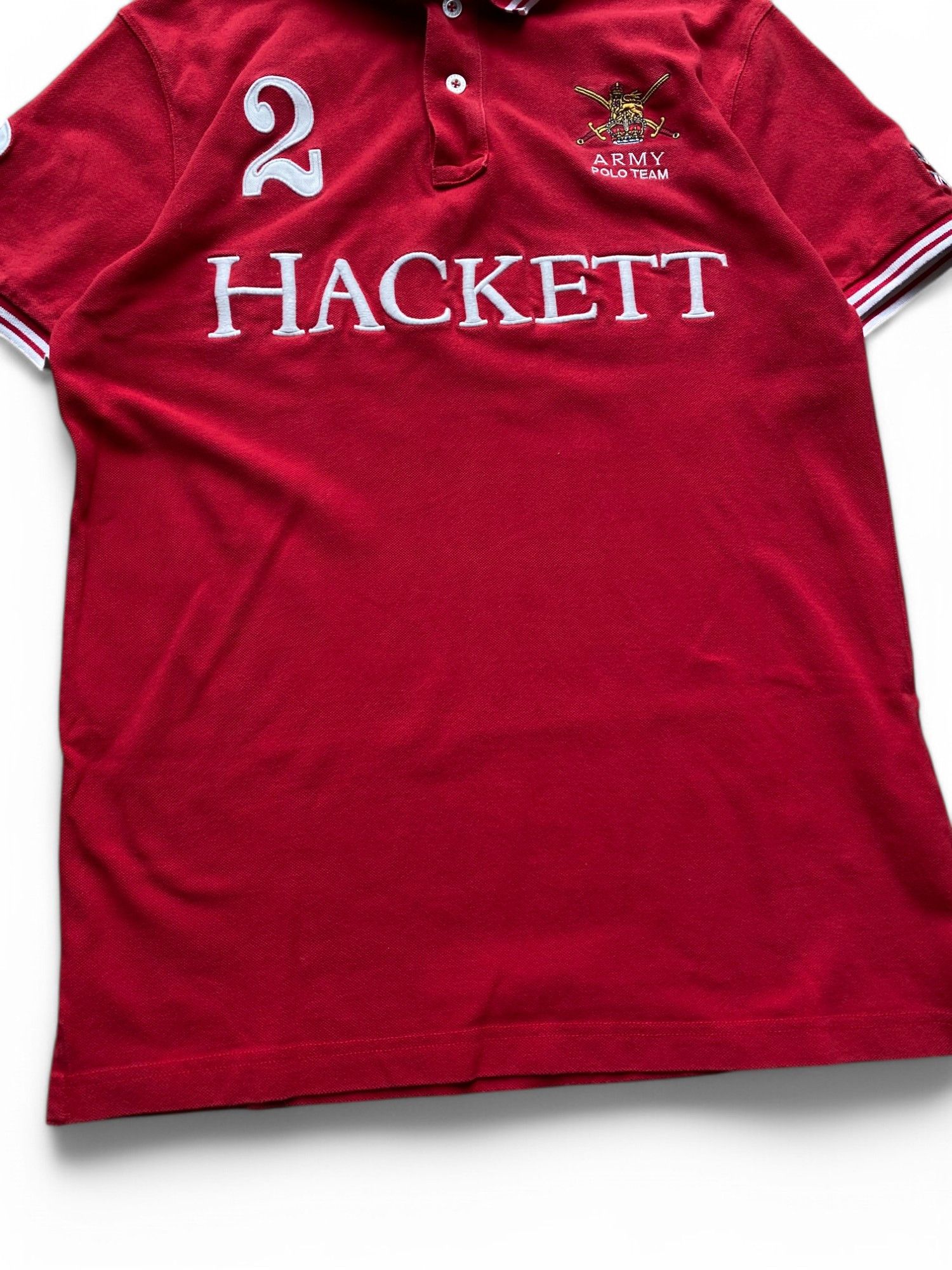 Hackett × Vintage Hackett Polo Shirt polo army team Size US M / EU 48-50 / 2 - 5 Thumbnail