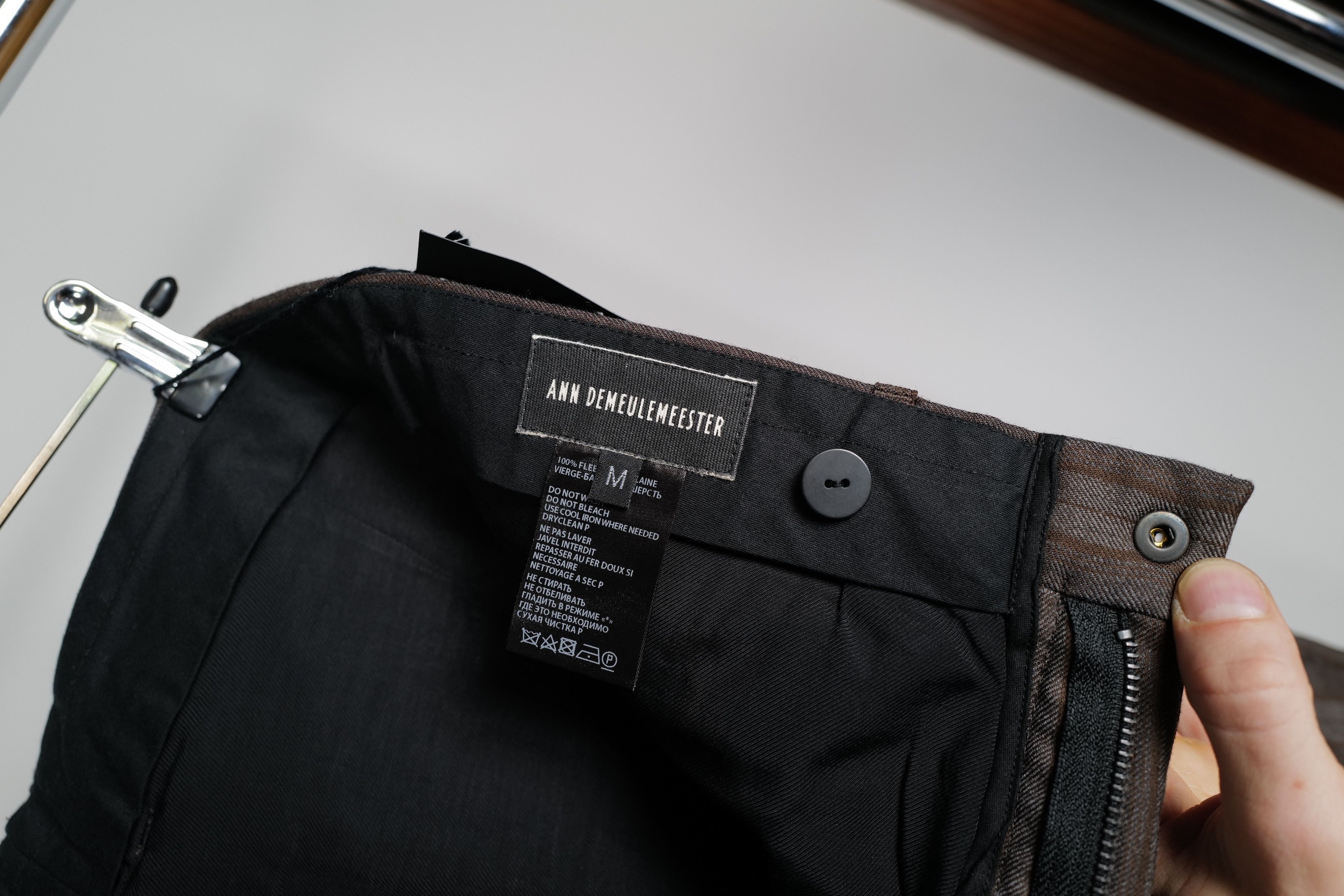 Ann Demeulemeester Ann Demeulemeester Striped Heavy Pants Size US 32 / EU 48 - 15 Thumbnail