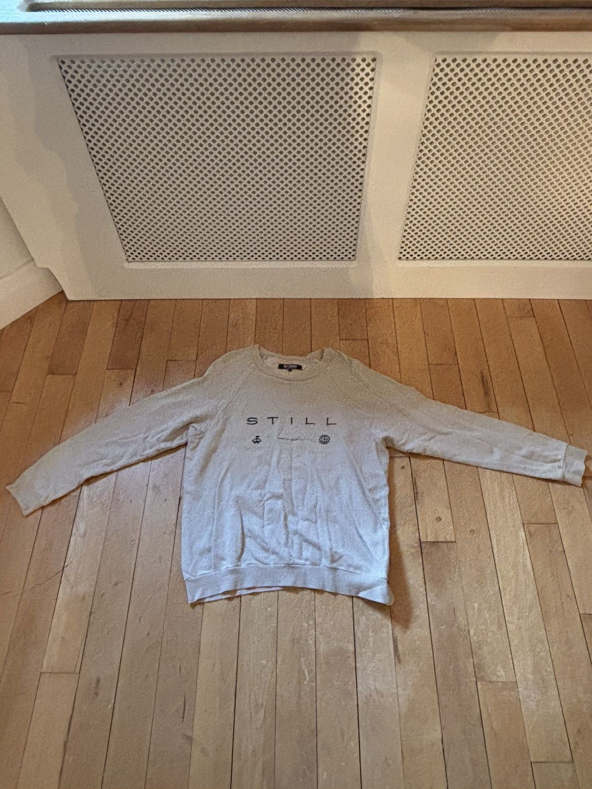 Raf Simons Raf Simons AW 2003-2004 Grafica Industria Beige Long Sleeve Size US S / EU 44-46 / 1 - 1 Thumbnail